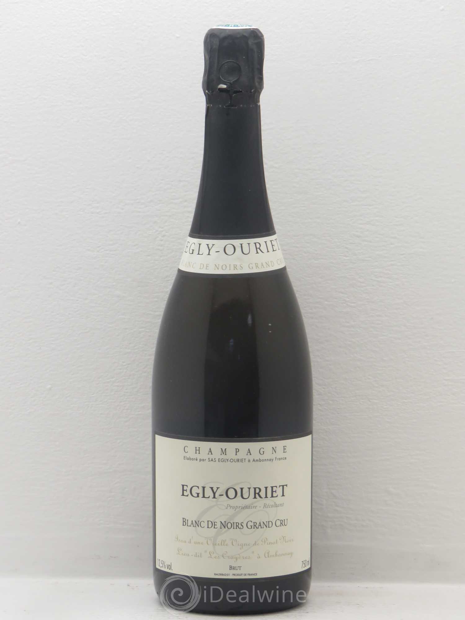 Blanc de Noirs Les Crayères Vieilles vignes Egly-Ouriet Grand Cru - Lot de 1 bouteille - 0