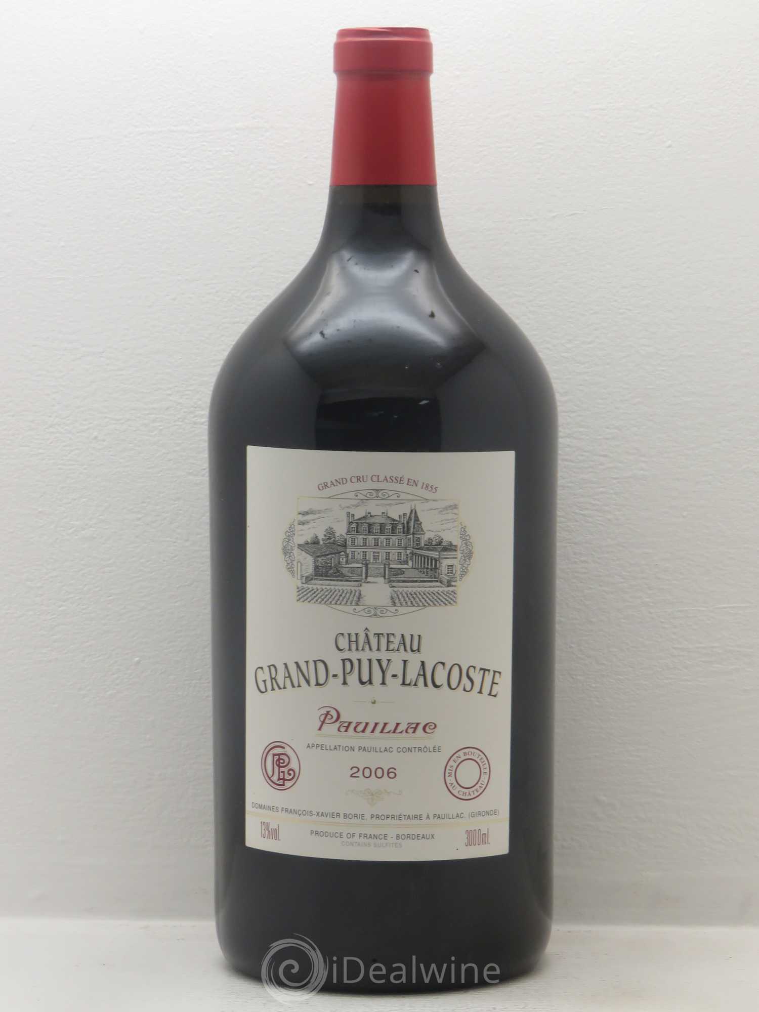 Château Grand Puy Lacoste 5ème Grand Cru Classé 2006 - Lotto di 1 jéroboam - 0