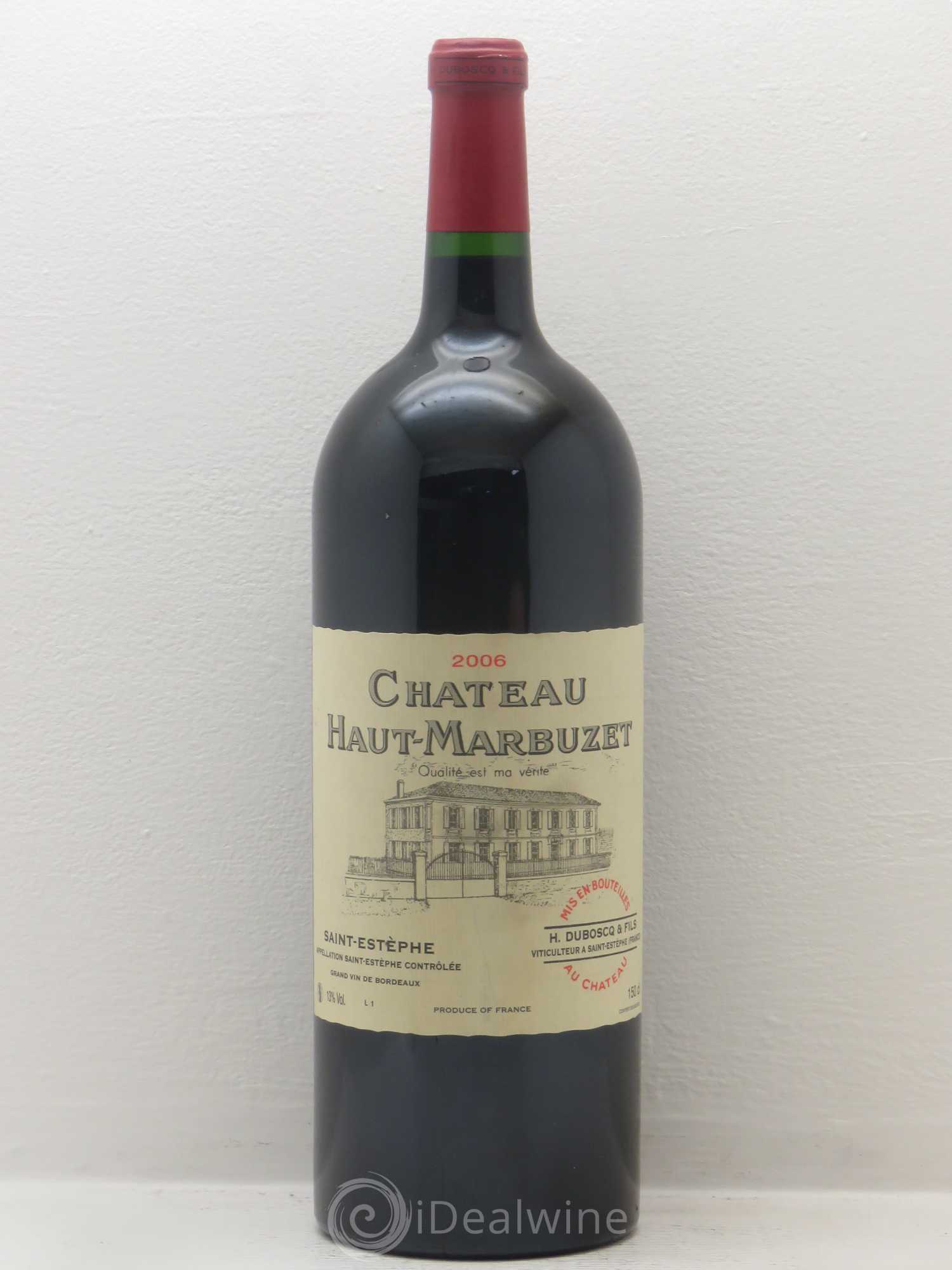 Château Haut Marbuzet 2006 - Lot de 1 magnum - 0