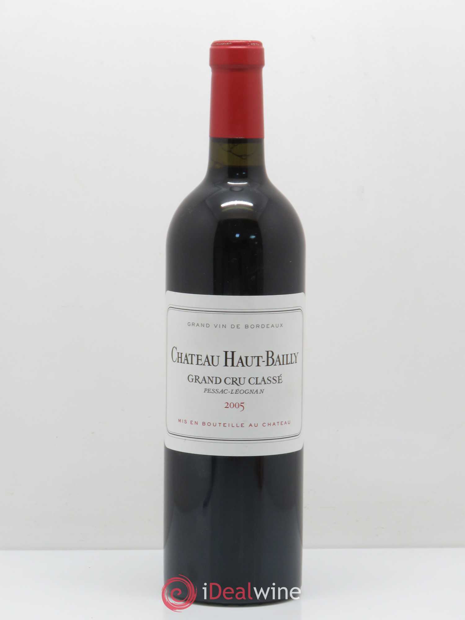 Château Haut-Bailly Cru Classé de Graves 2005 - Lot de 1 bouteille - 0