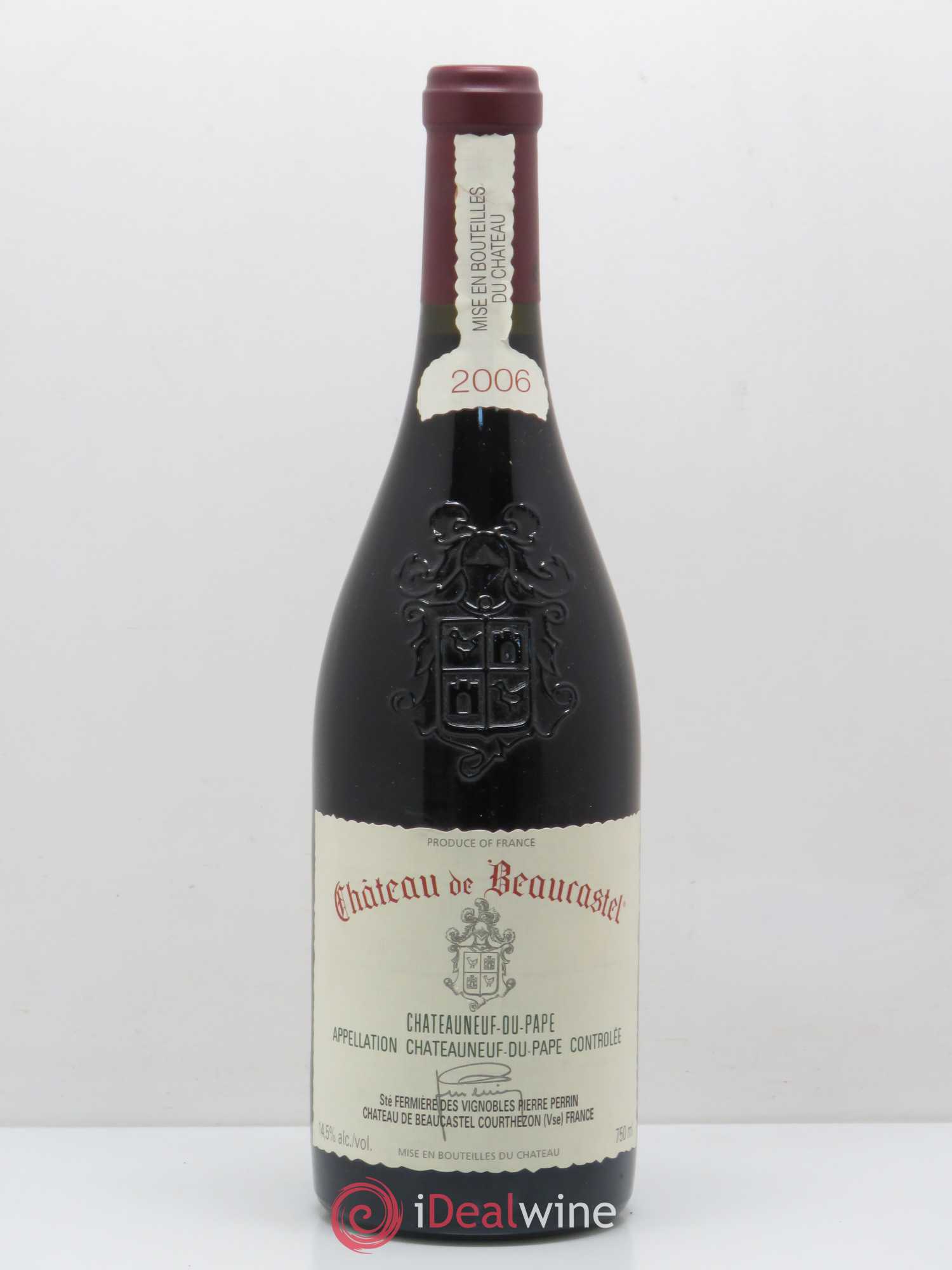 Châteauneuf-du-Pape Château de Beaucastel Famille Perrin 2006 - Lot de 1 bouteille - 0