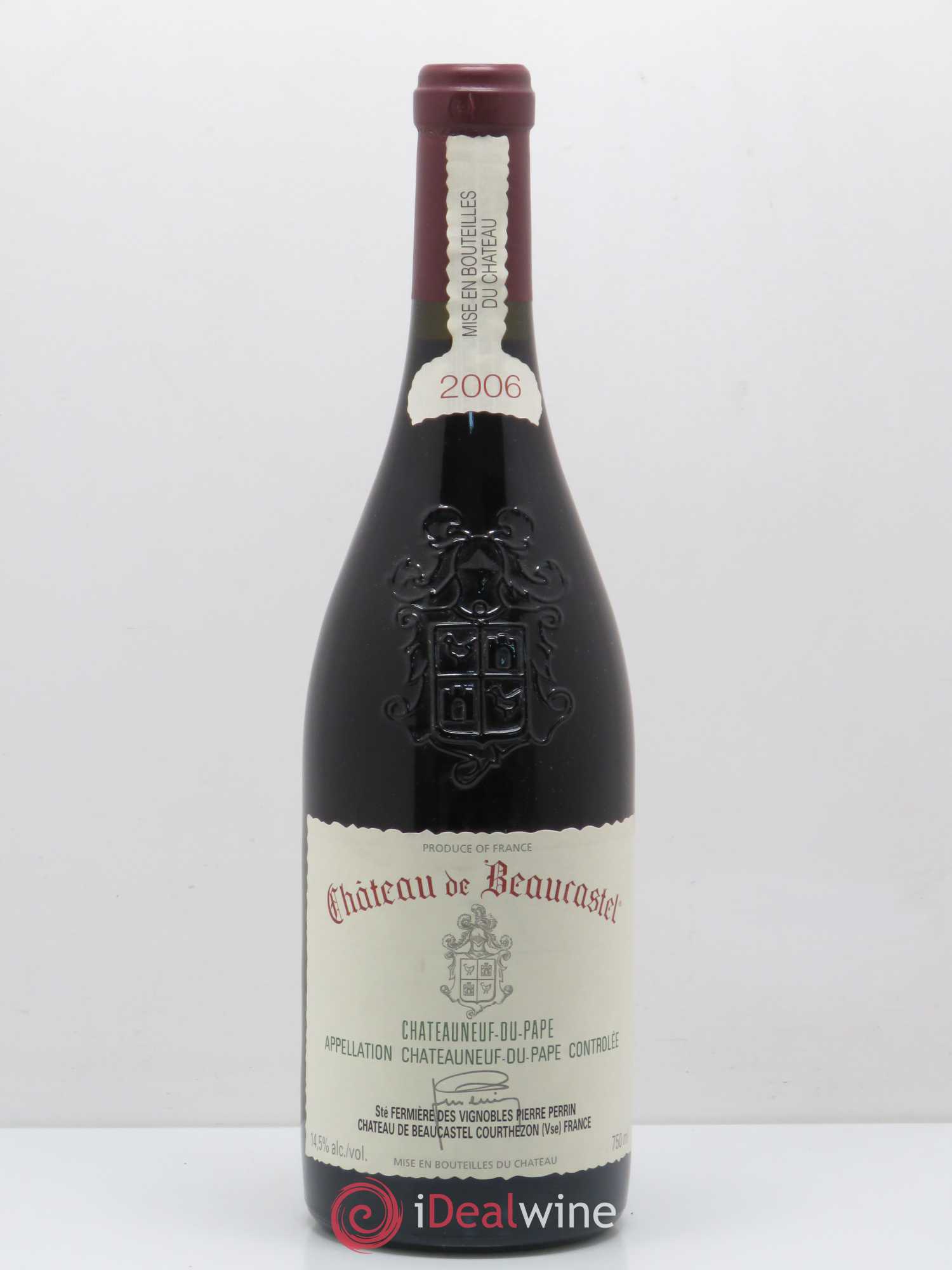 Châteauneuf-du-Pape Château de Beaucastel Famille Perrin 2006 - Lot de 1 bouteille - 0