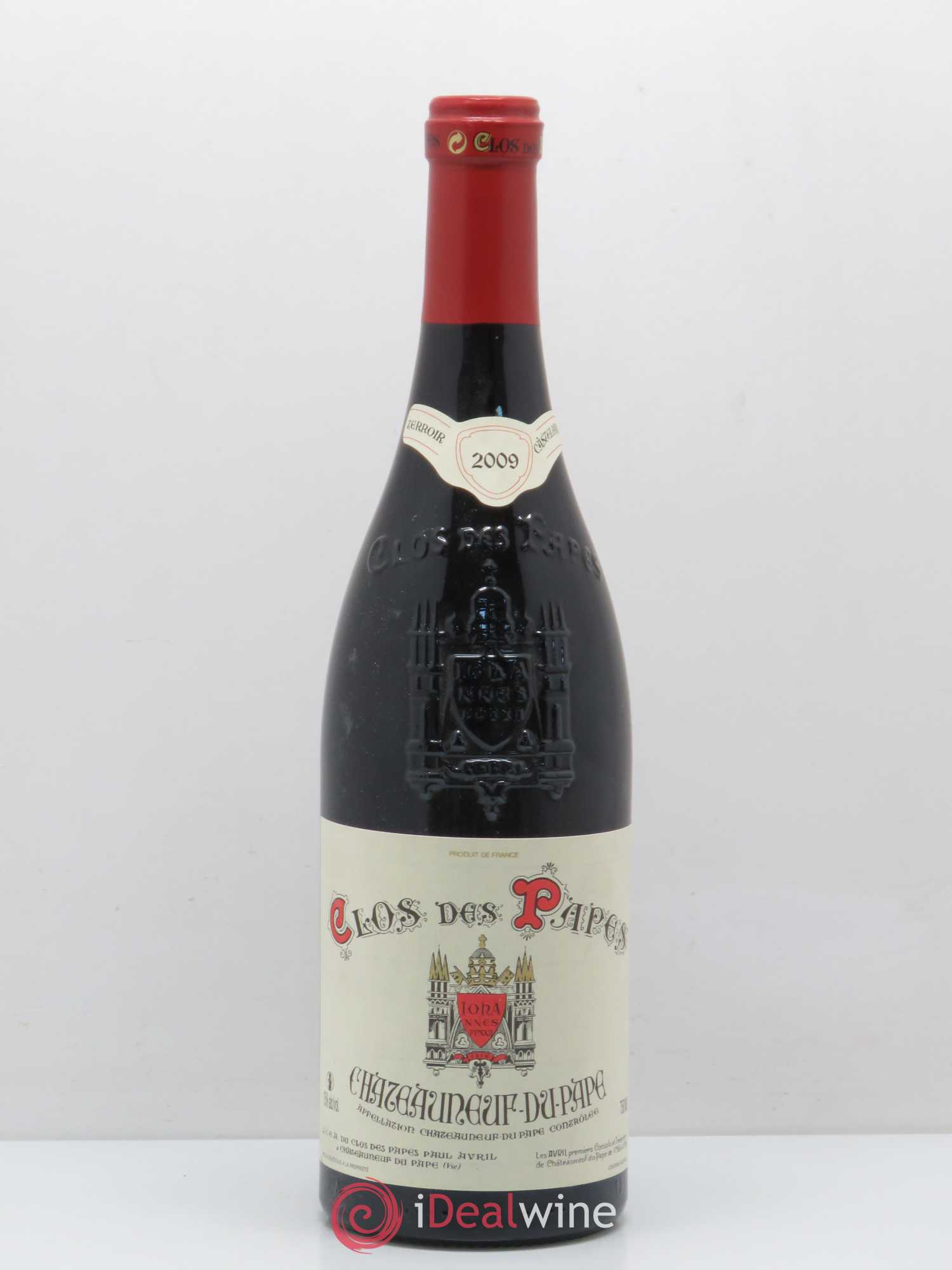 Châteauneuf-du-Pape Clos des Papes - Paul Avril 2009 - Lot de 1 bouteille - 0