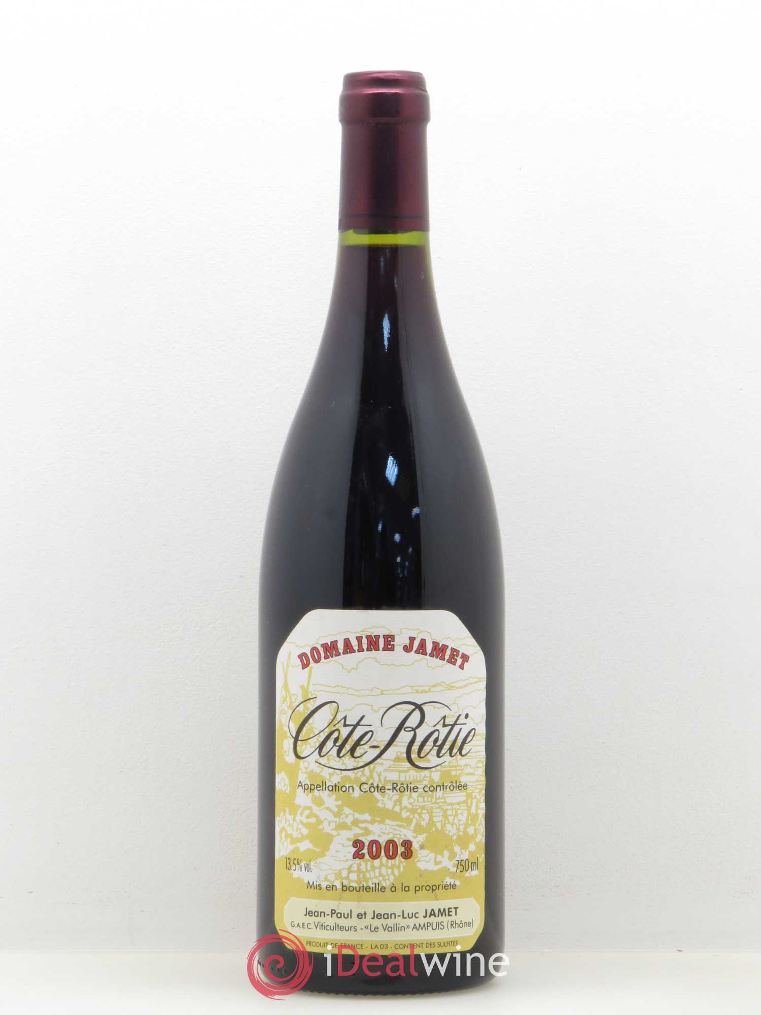 Côte-Rôtie Jamet (Domaine) 2003 - Lot de 1 bouteille - 0