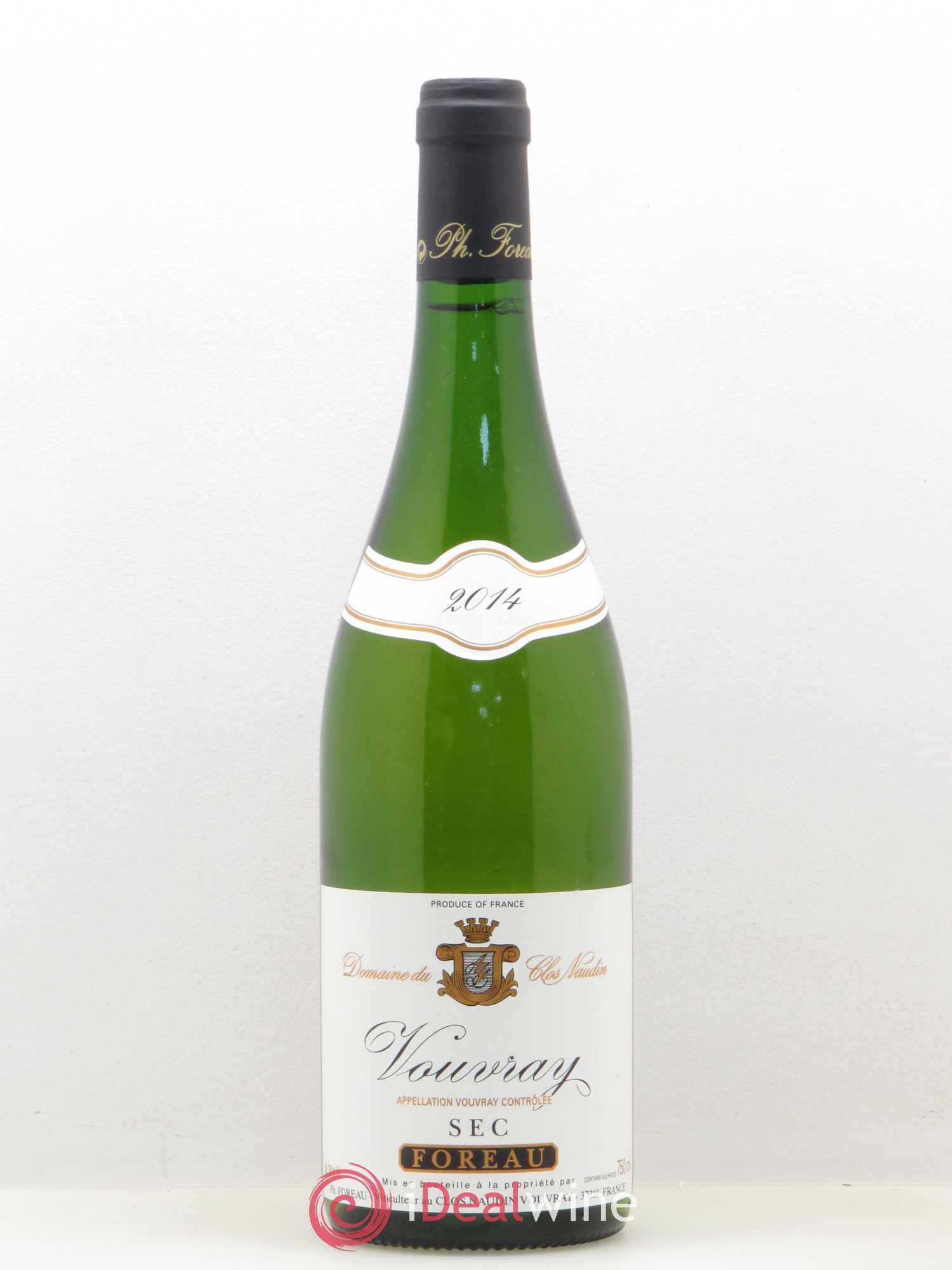Vouvray Sec Clos Naudin - Philippe Foreau 2014 - Lot de 1 bouteille - 0