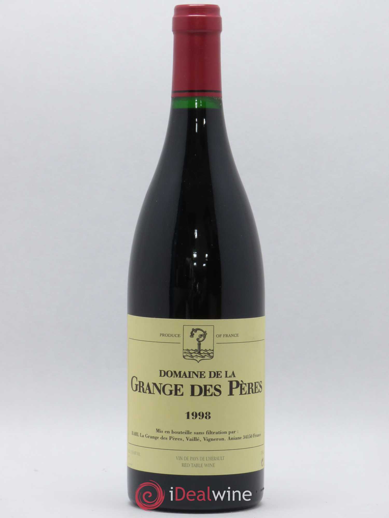 Pays d'Hérault Grange des Pères Laurent Vaillé 1998 - Lot de 1 bouteille - 0