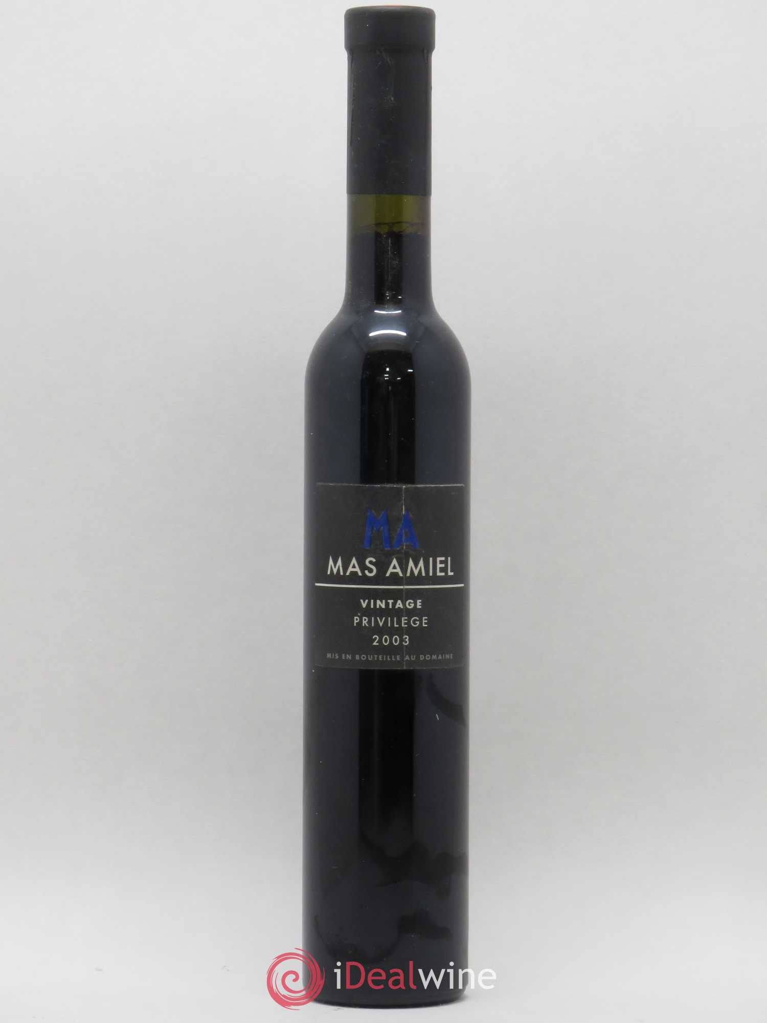 Maury Mas Amiel Vintage Privilège 2003 - Lot de 1 bouteille - 0