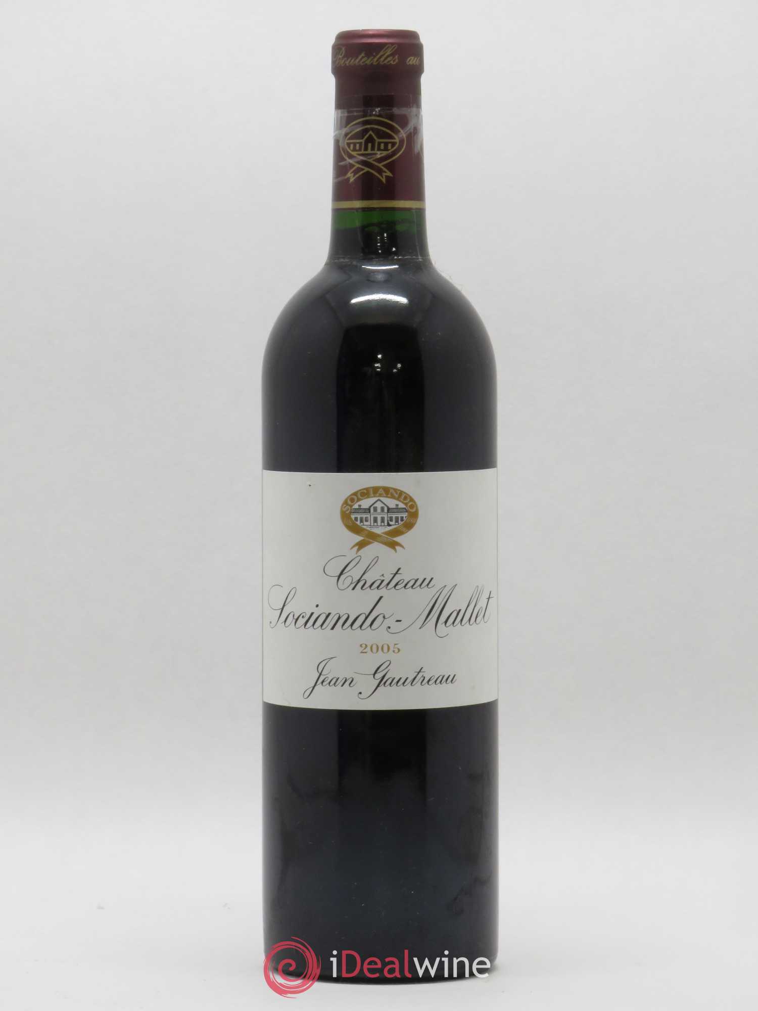 Château Sociando Mallet 2005 - Lot de 1 bouteille - 0