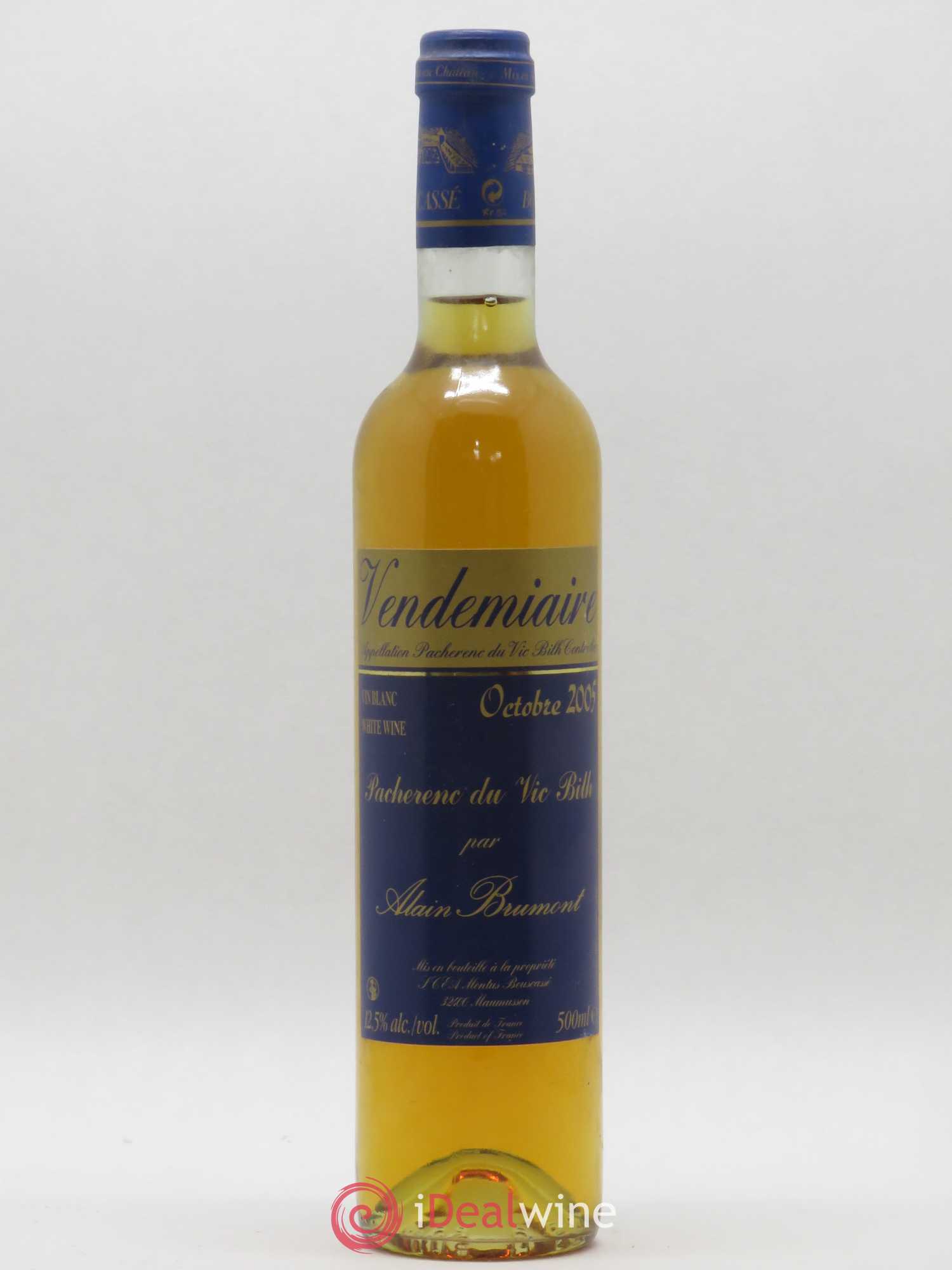 Pacherenc du Vic-Bilh Château Bouscassé Vendemiaire Alain Brumont 2005 - Lotto di 1 bottiglia - 0