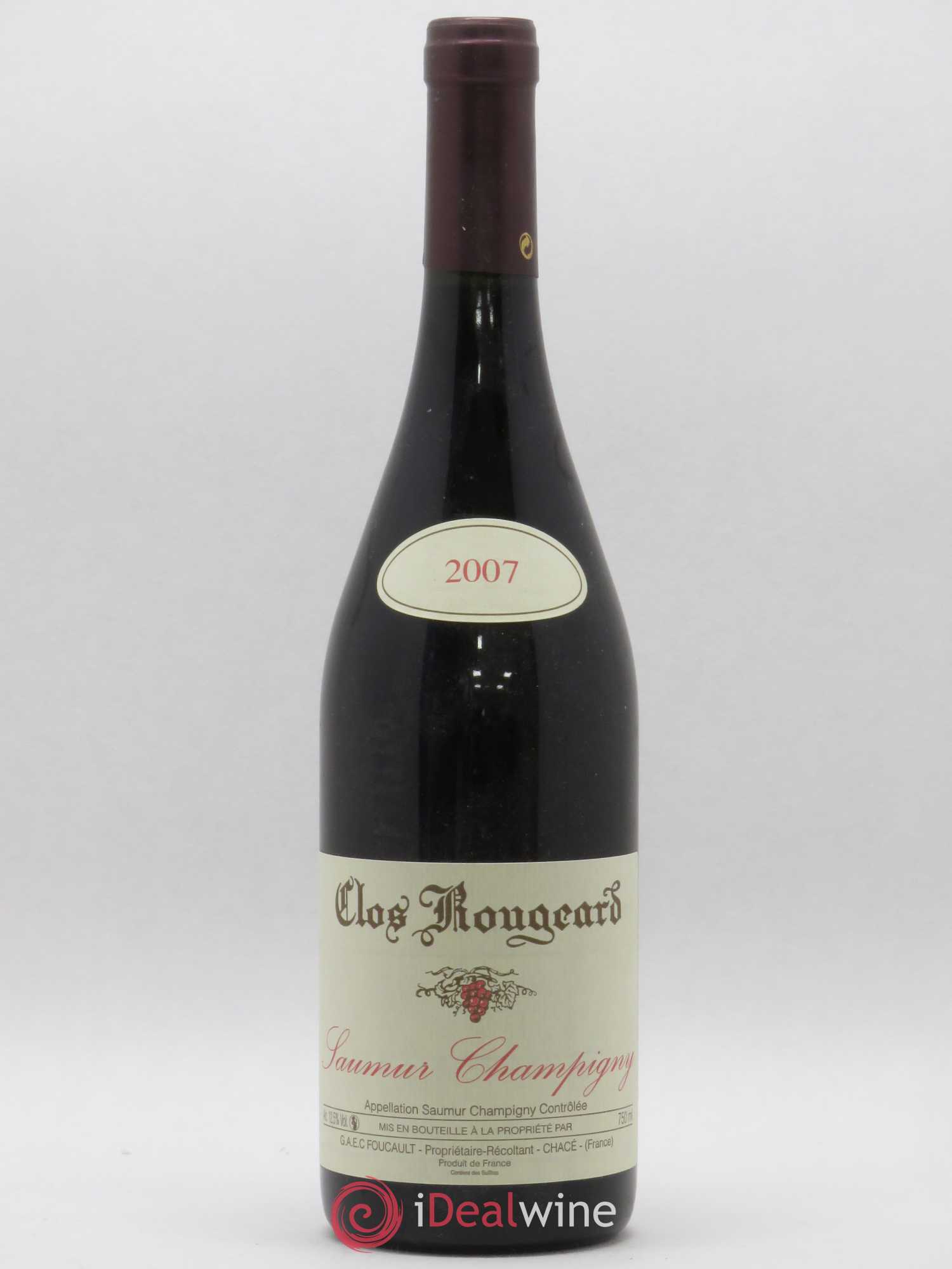 Saumur-Champigny Clos Rougeard 2007 - Lot de 1 bouteille - 0