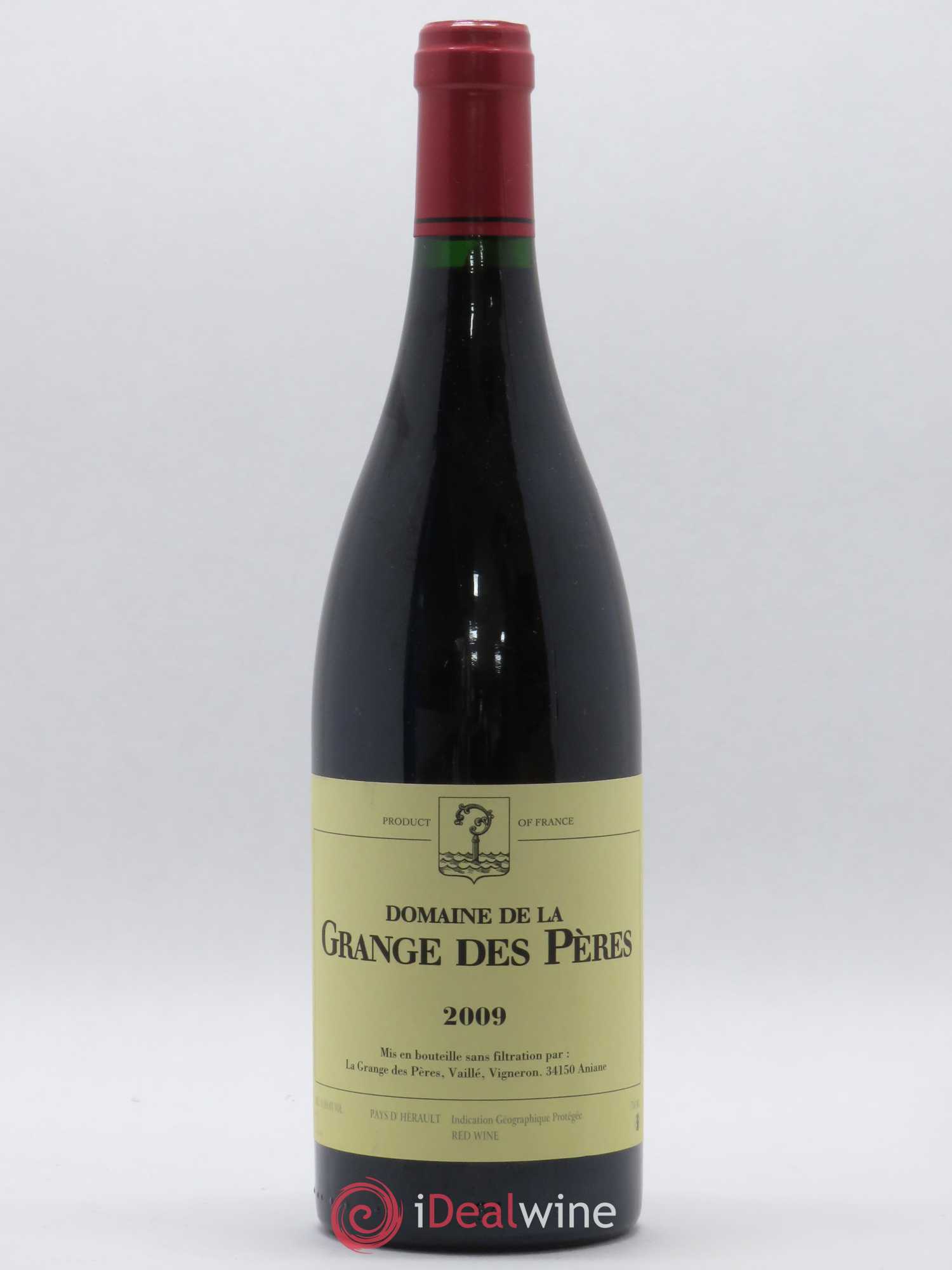 Pays d'Hérault Grange des Pères Laurent Vaillé 2009 - Lot de 1 bouteille - 0