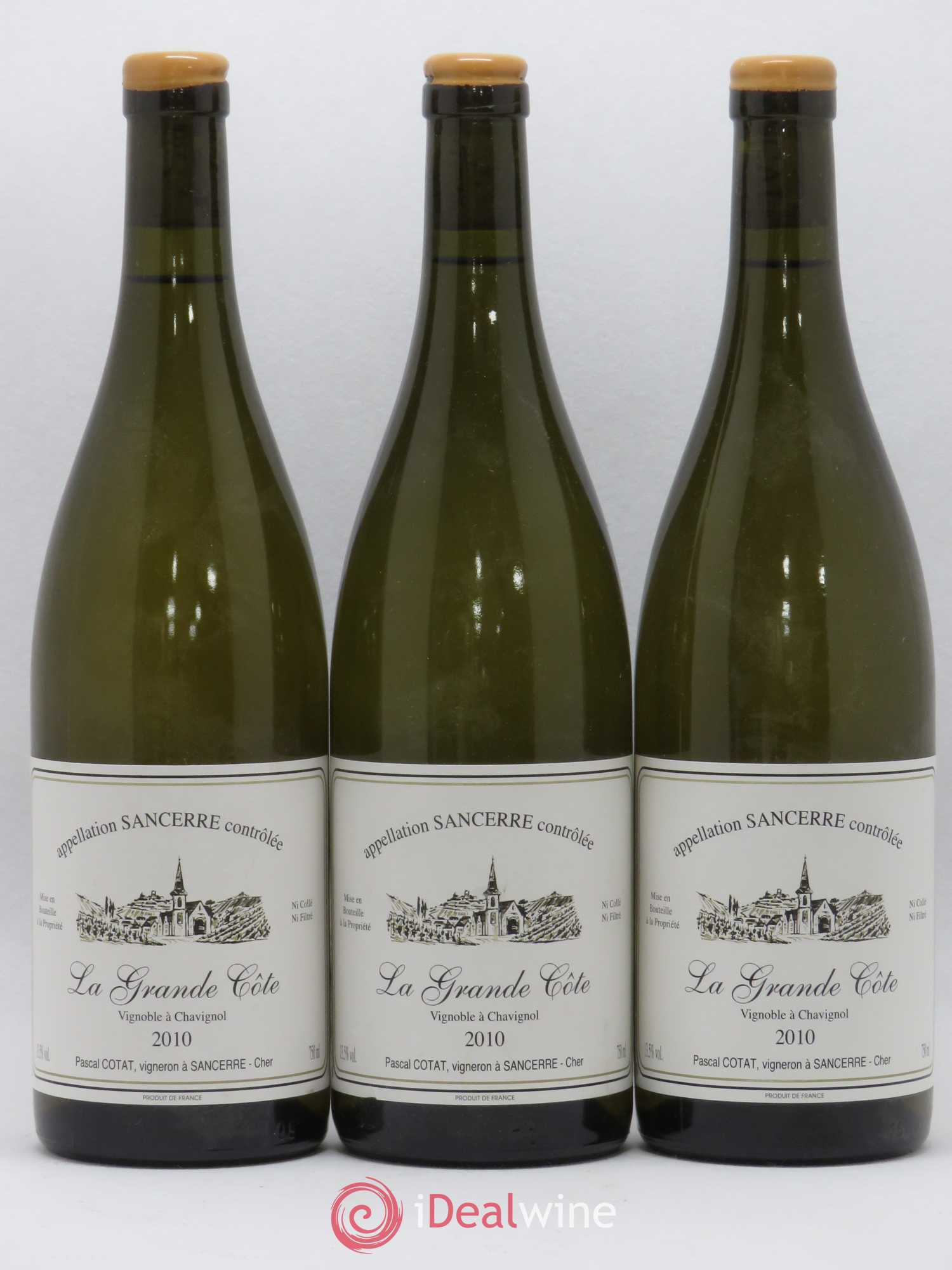 Sancerre La Grande Côte Pascal Cotat 2010 - Lot de 3 bouteilles - 0