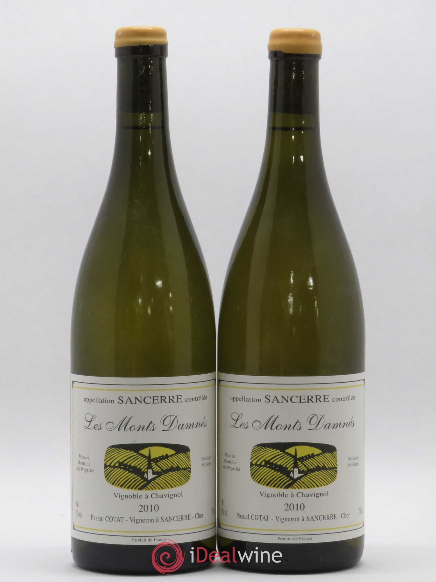 Sancerre Les Monts Damnés Pascal Cotat 2010 - Lot de 2 bouteilles - 0