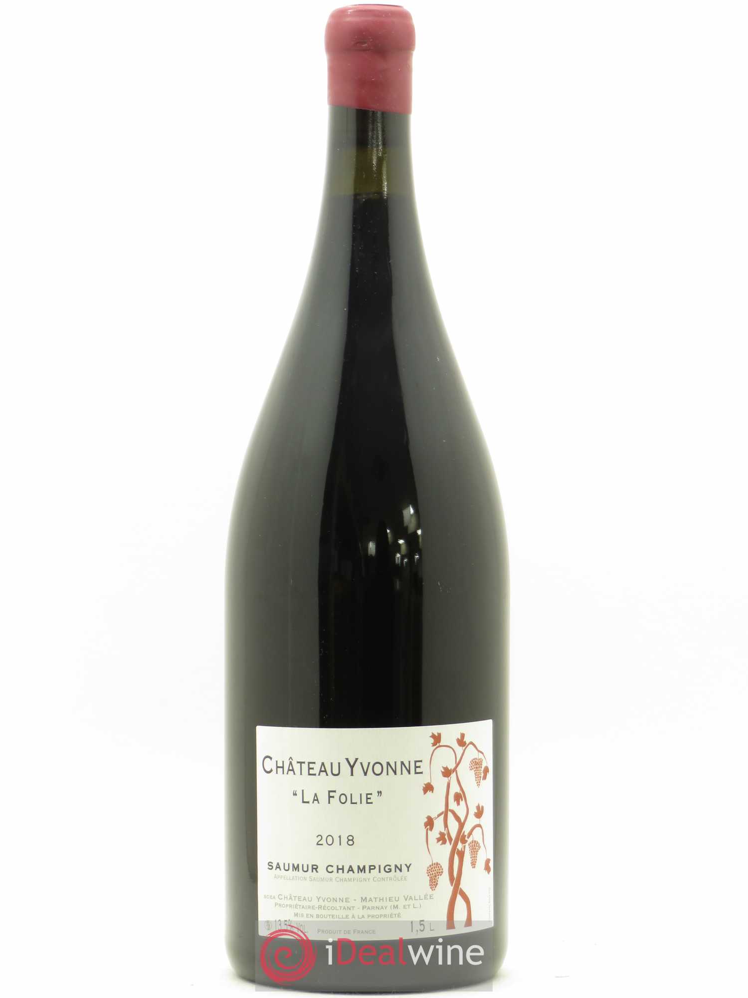 Saumur-Champigny La Folie Château Yvonne 2018 - Lot de 1 magnum - 0
