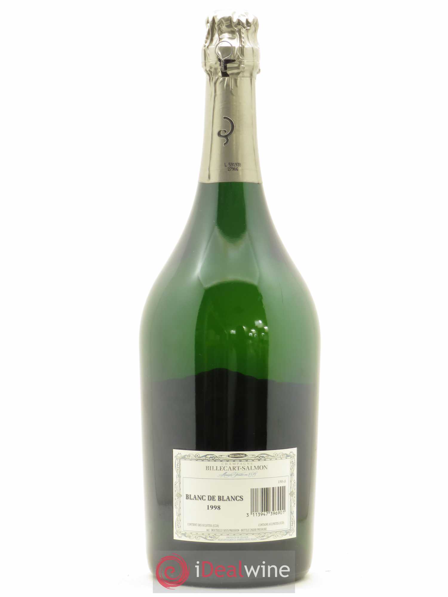 Blanc de Blancs Grand Cru Brut Billecart-Salmon 1998 - Lot de 1 magnum - 2