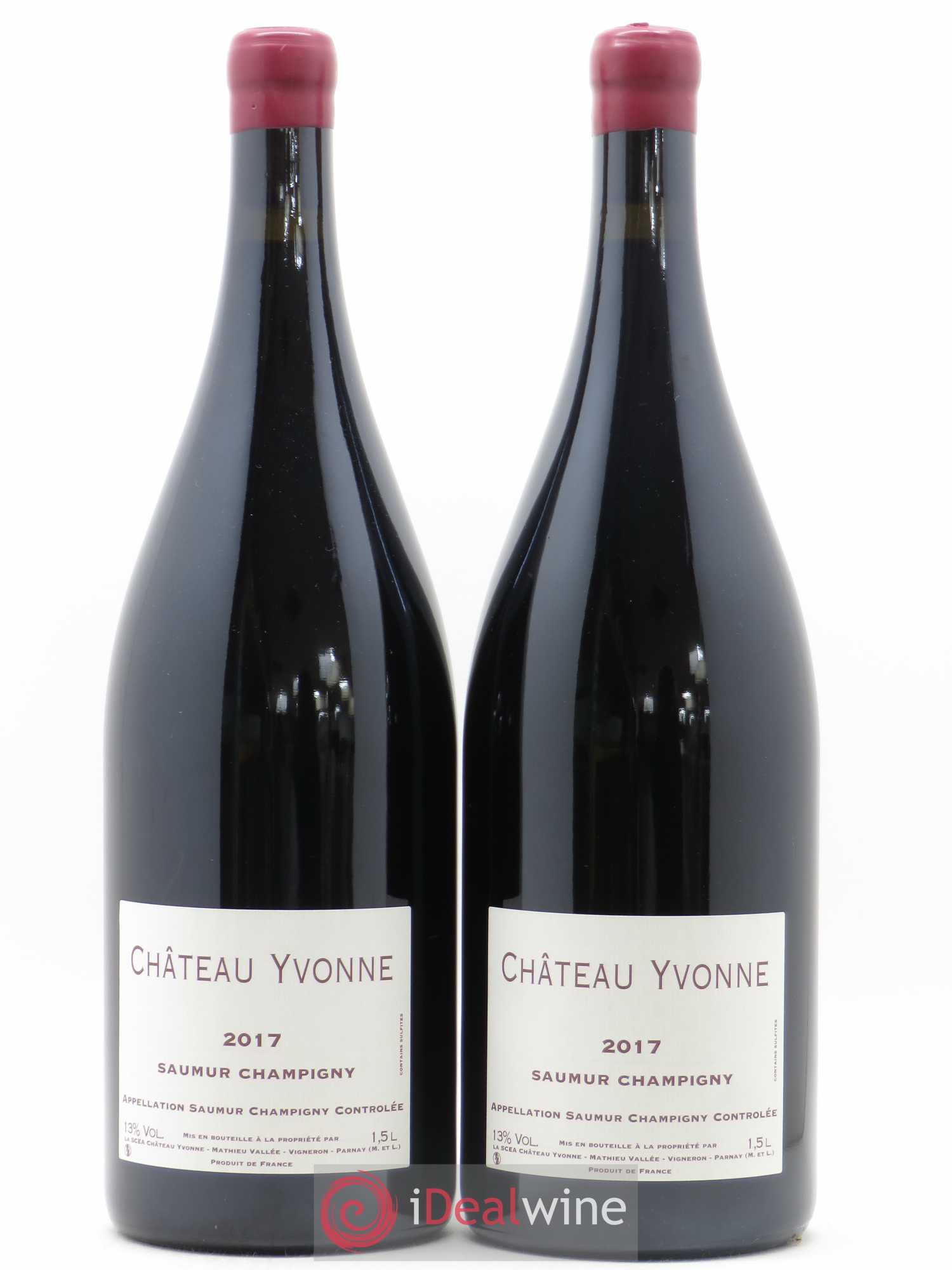 Saumur-Champigny Château Yvonne 2017 - Lot de 2 magnums - 0