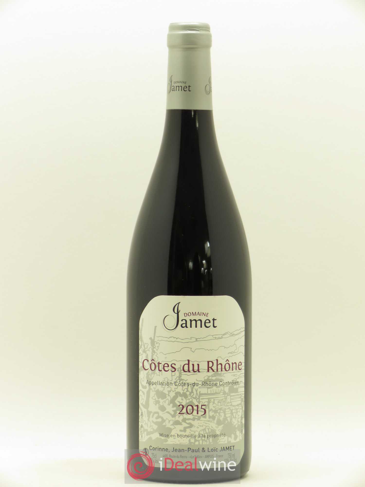 Côtes-du-Rhône Jamet (Domaine) 2015 - Lot de 1 bouteille - 0