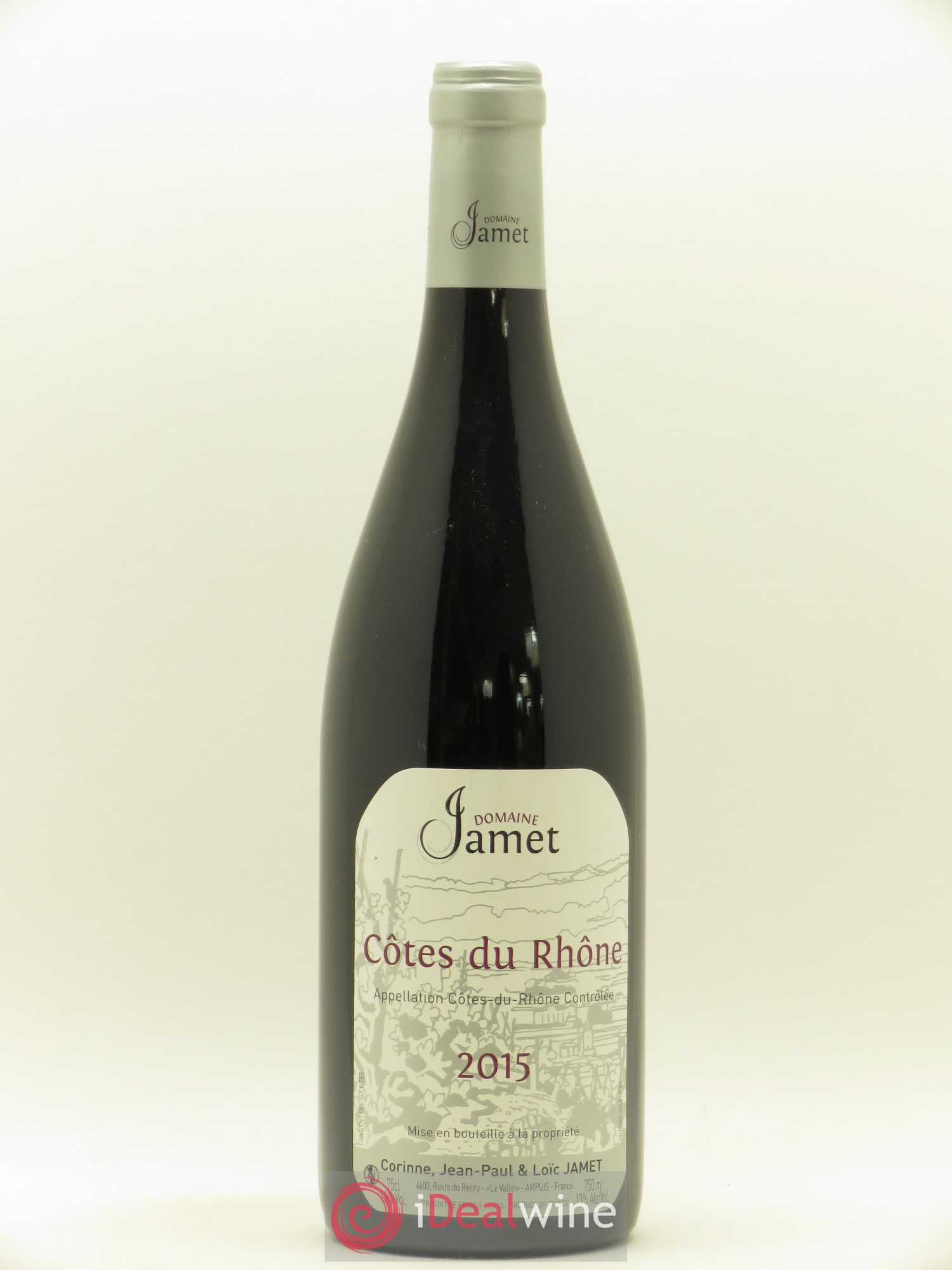 Côtes-du-Rhône Jamet (Domaine) 2015 - Lot de 1 bouteille - 0