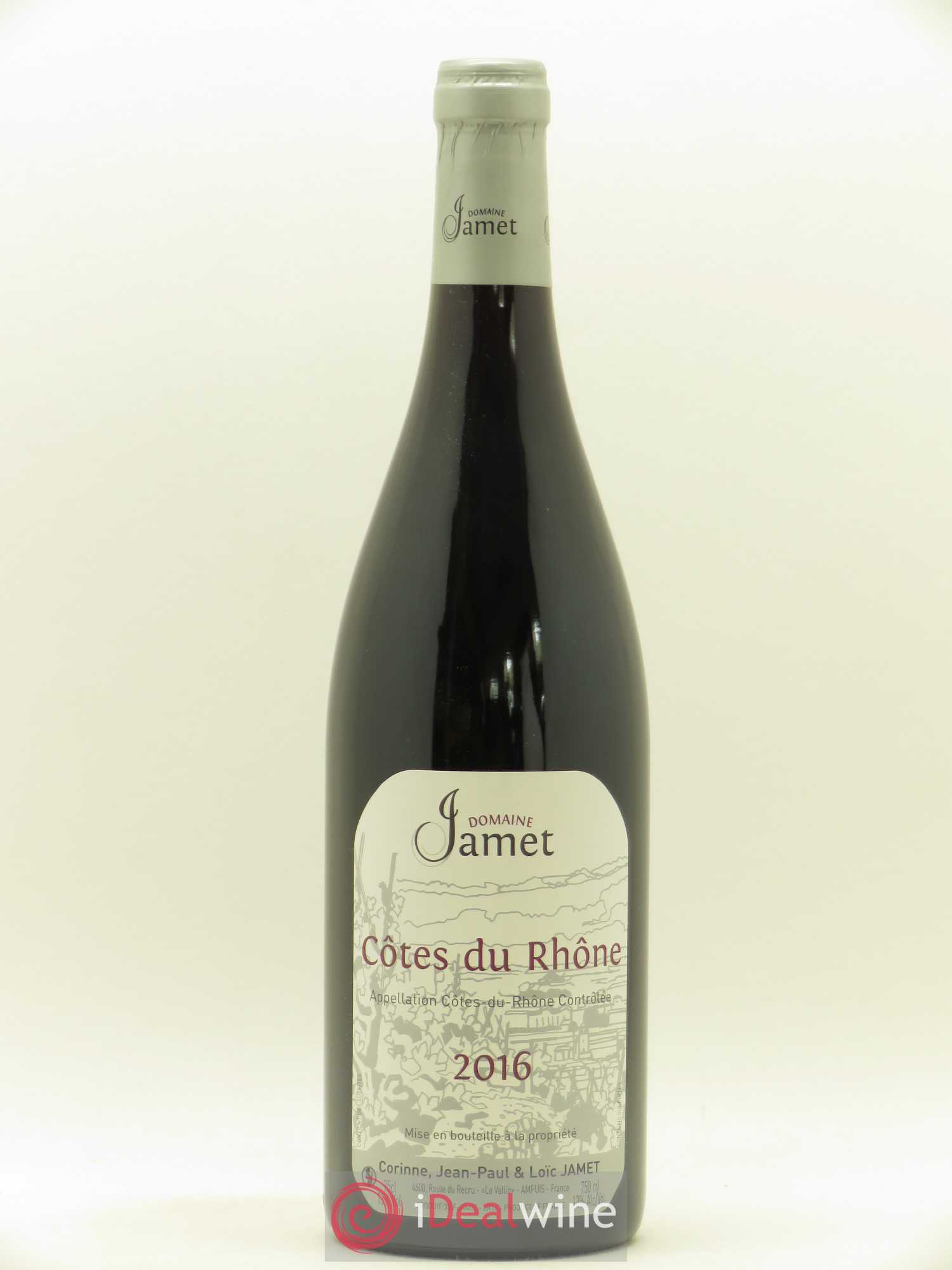Côtes-du-Rhône Jamet (Domaine) 2016 - Lot de 1 bouteille - 0