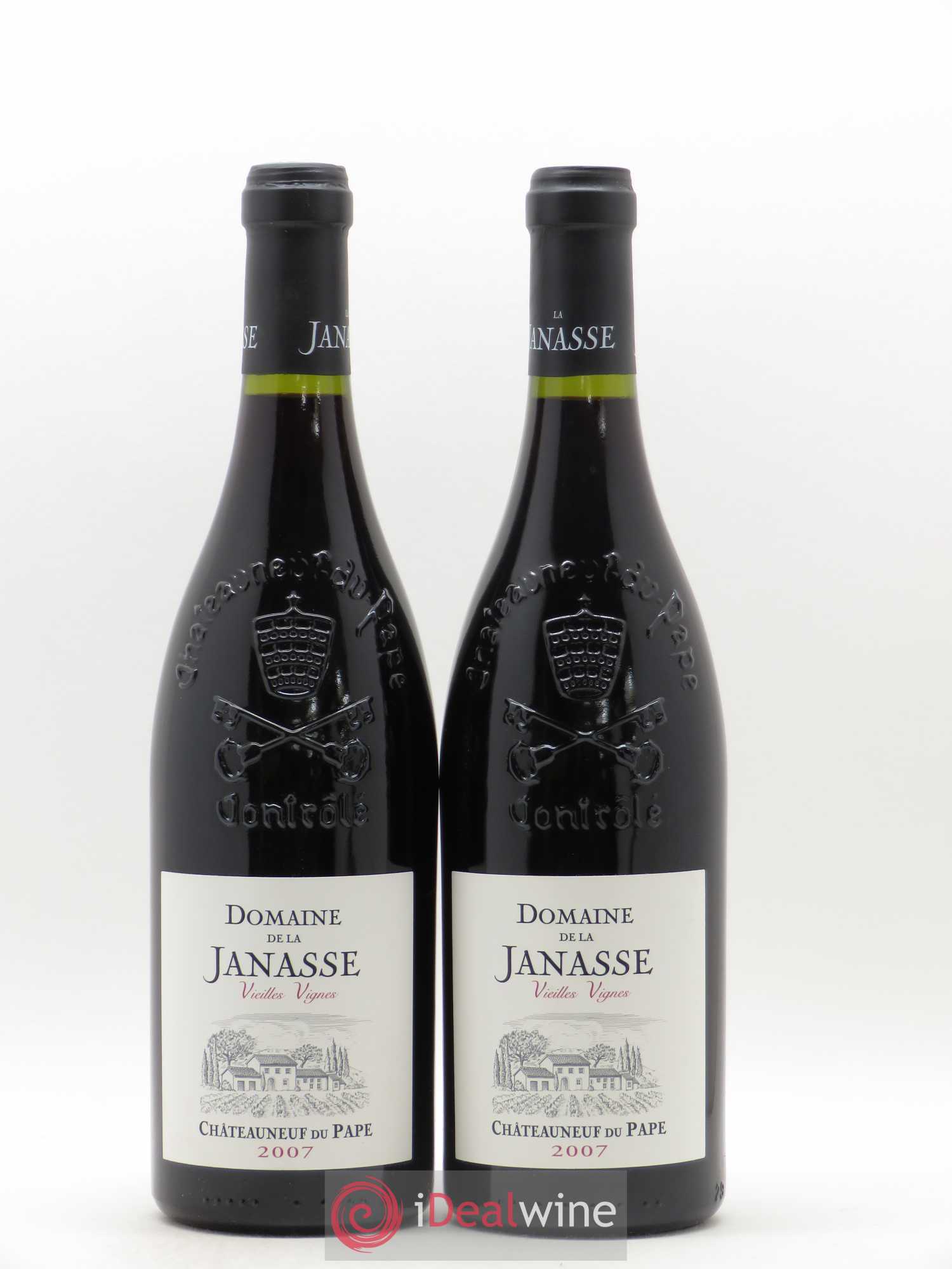 Châteauneuf-du-Pape Cuvée Vieilles Vignes La Janasse (Domaine de) 2007 - Lot de 2 bouteilles - 0