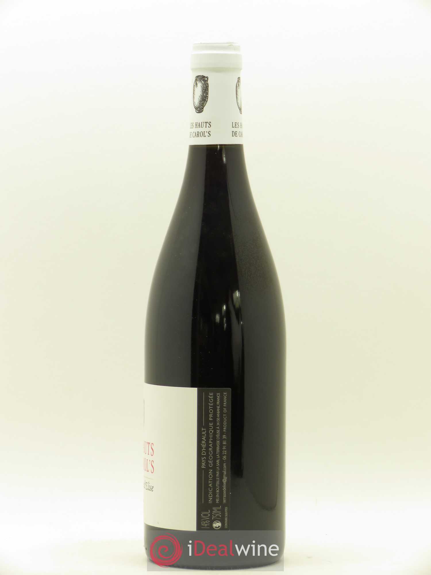 Pays d'Hérault Les Hauts de Carol's Terrasse d'Elise (Domaine de la) 2016 - Lot de 1 bouteille - 1