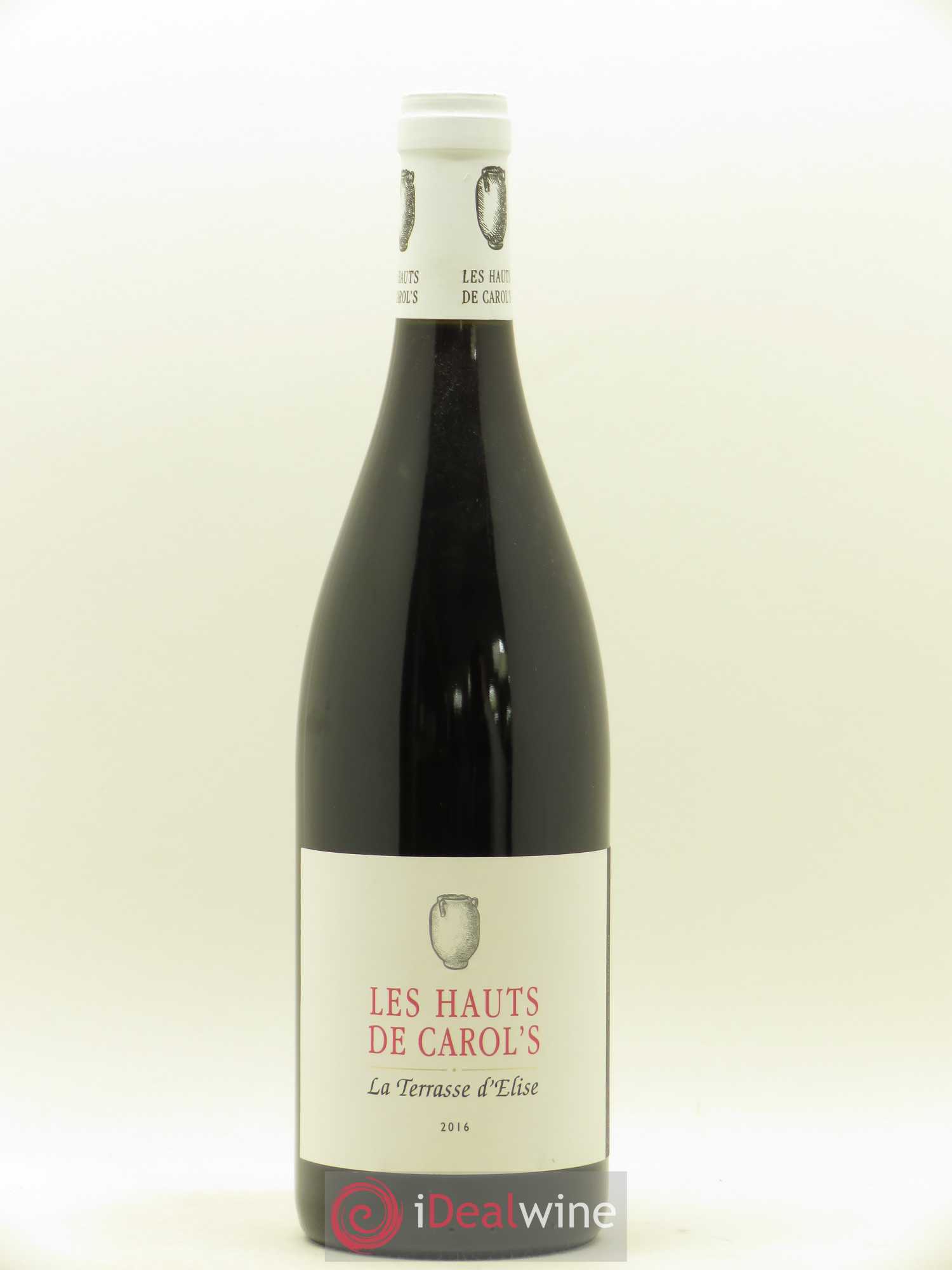 Pays d'Hérault Les Hauts de Carol's Terrasse d'Elise (Domaine de la) 2016 - Lot de 1 bouteille - 0