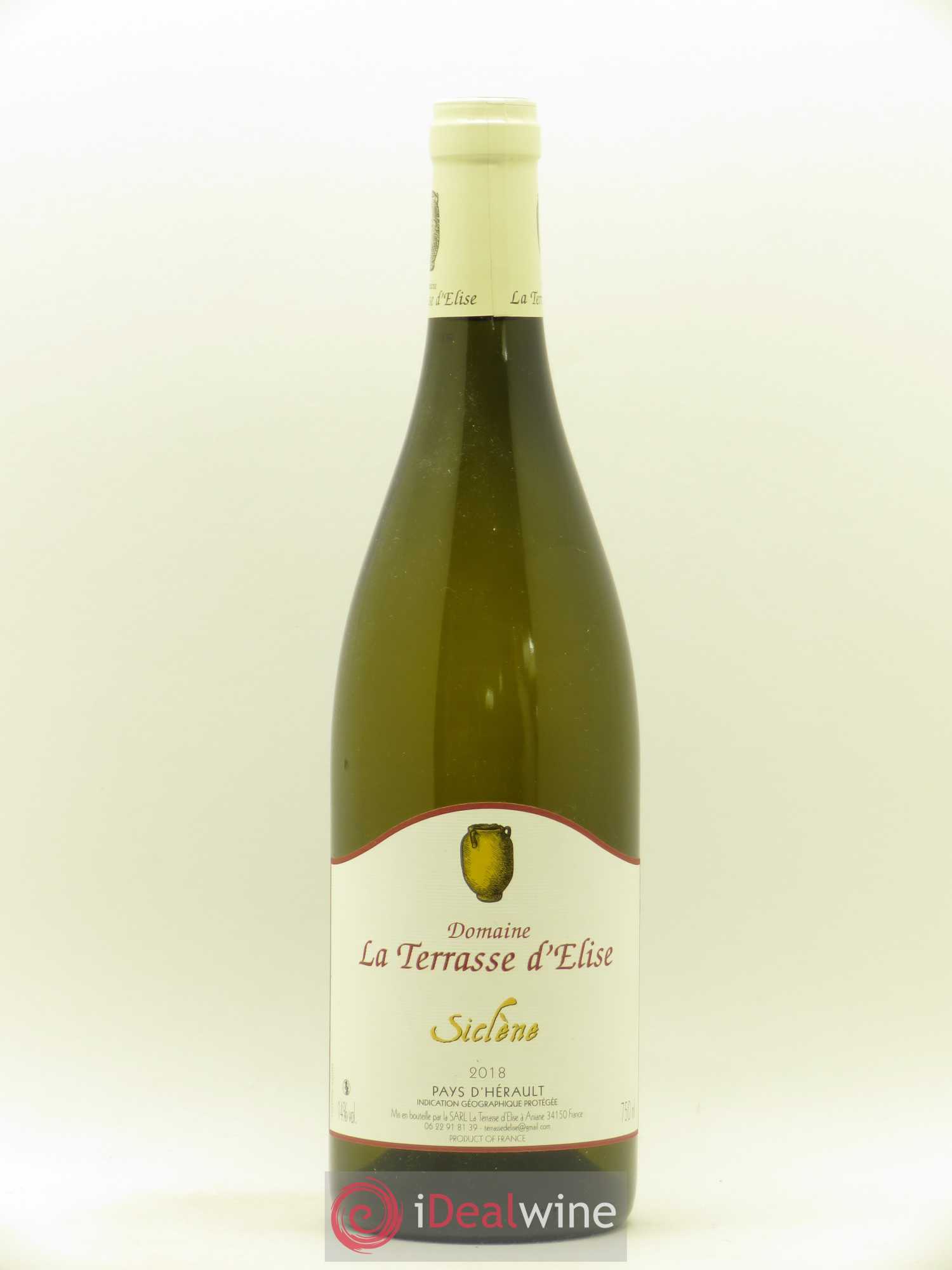 Pays d'Hérault Siclène Terrasse d'Elise (Domaine de la) 2018 - Lot de 1 bouteille - 0