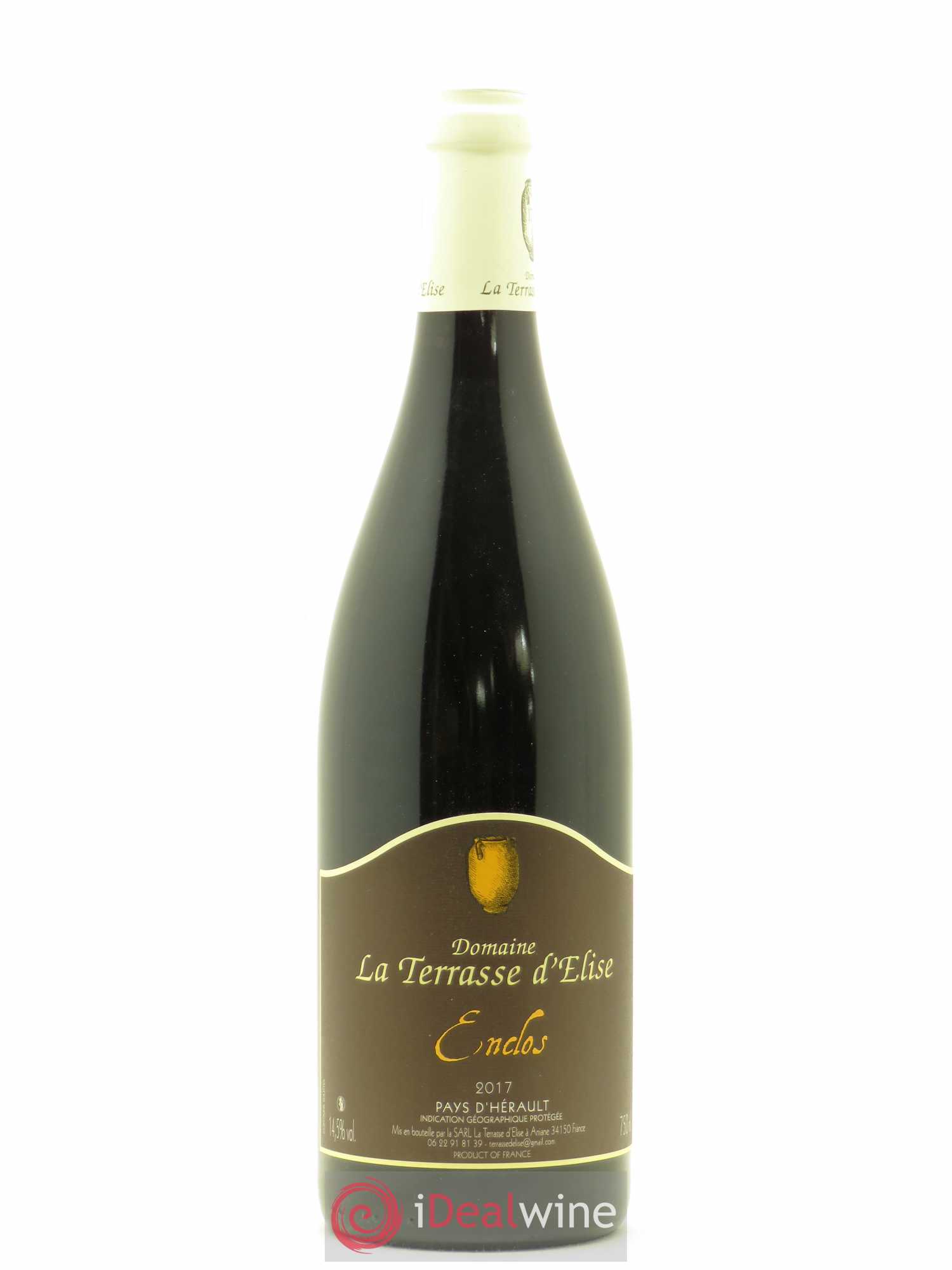 Pays d'Hérault L'Enclos Terrasse d'Elise (Domaine de la) 2017 - Lot de 1 bouteille - 0