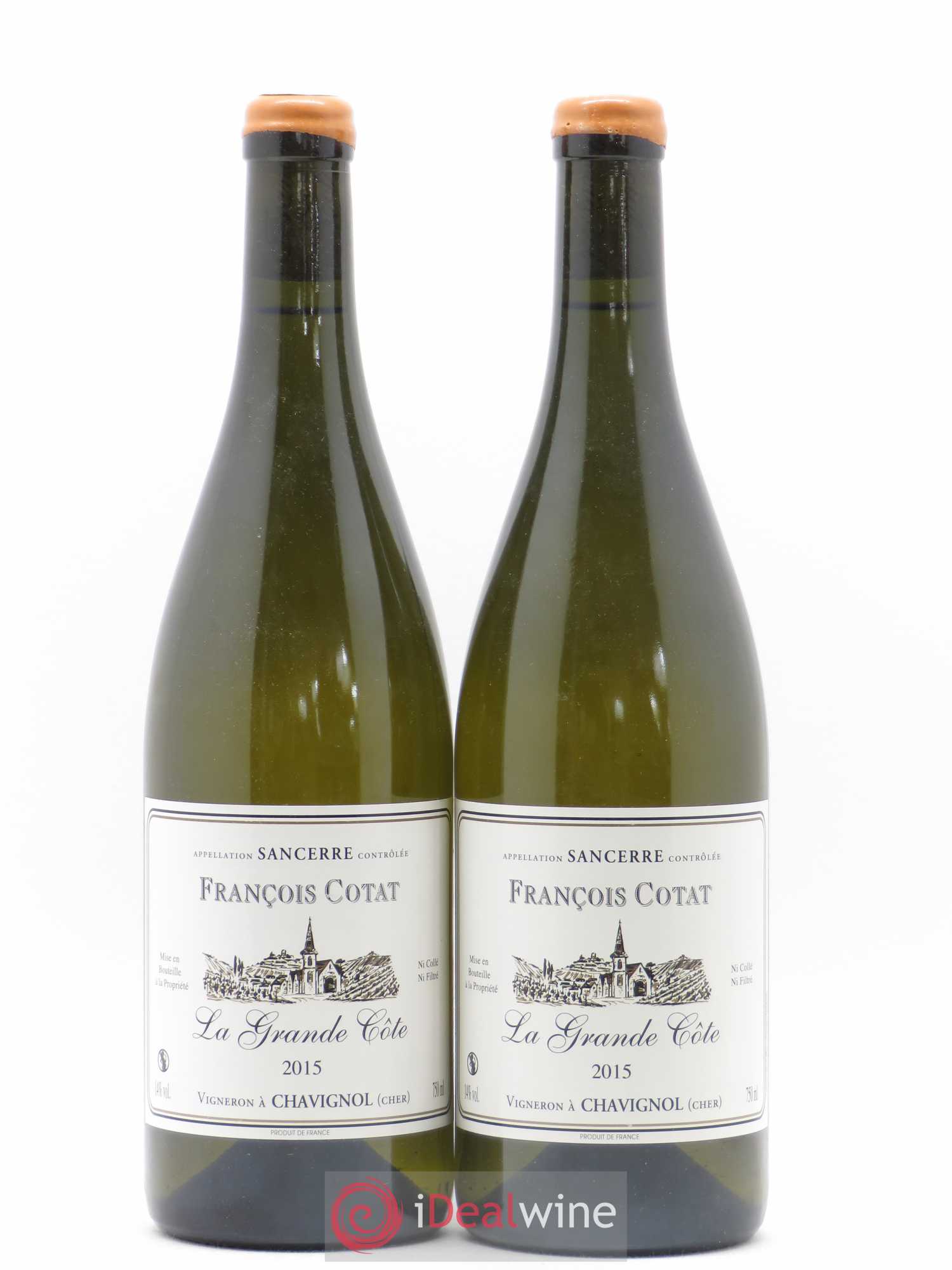 Sancerre La Grande Côte François Cotat 2015 - Lot de 2 bouteilles - 0