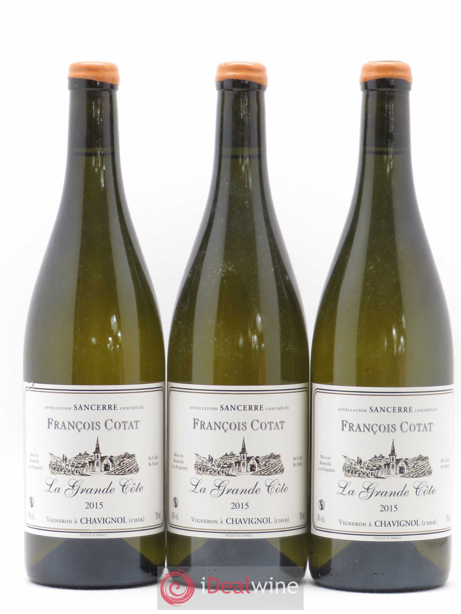 Sancerre La Grande Côte François Cotat 2015 - Lot de 3 bouteilles - 0