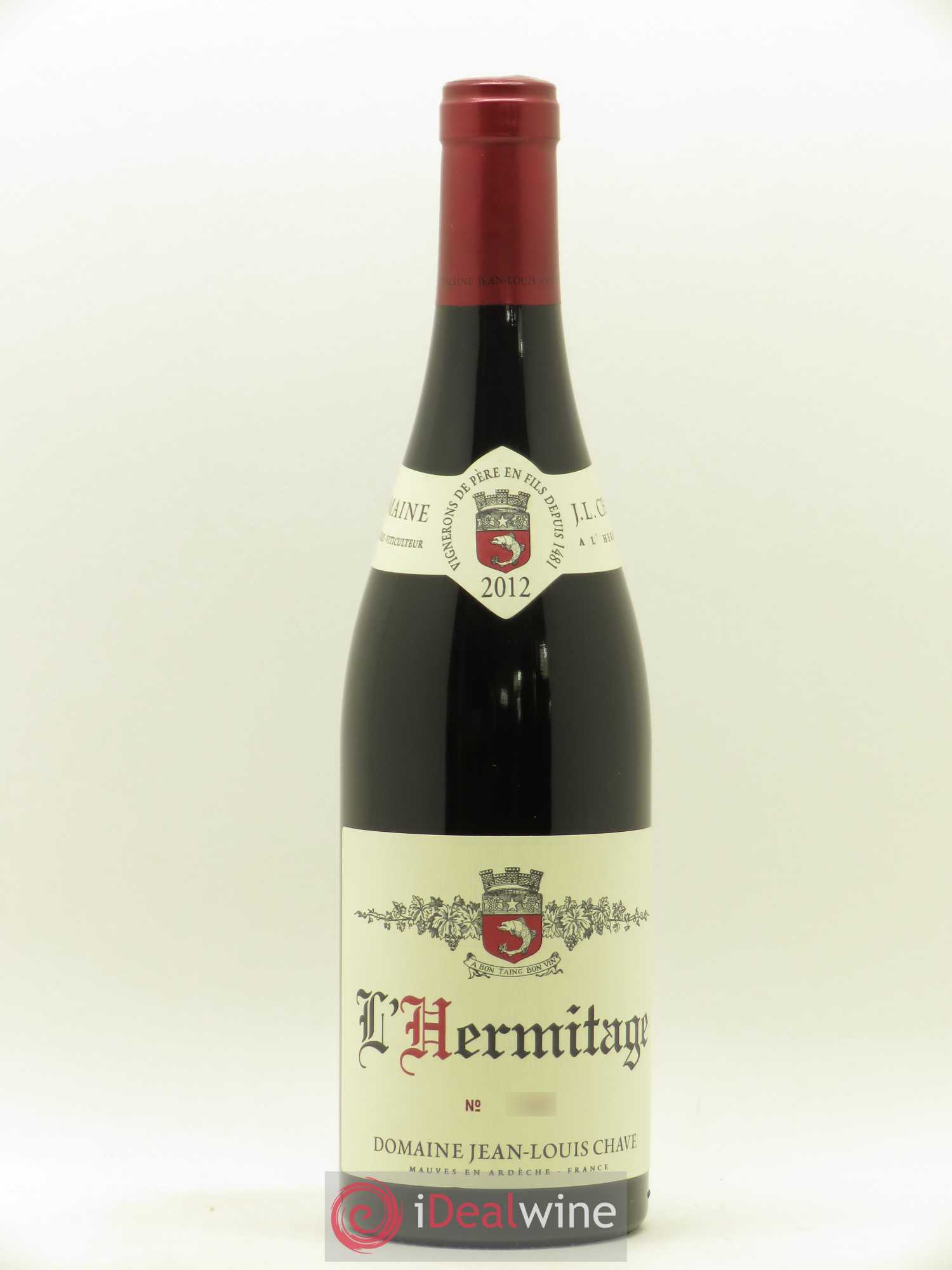 Hermitage Jean-Louis Chave 2012 - Lot de 1 bouteille - 0