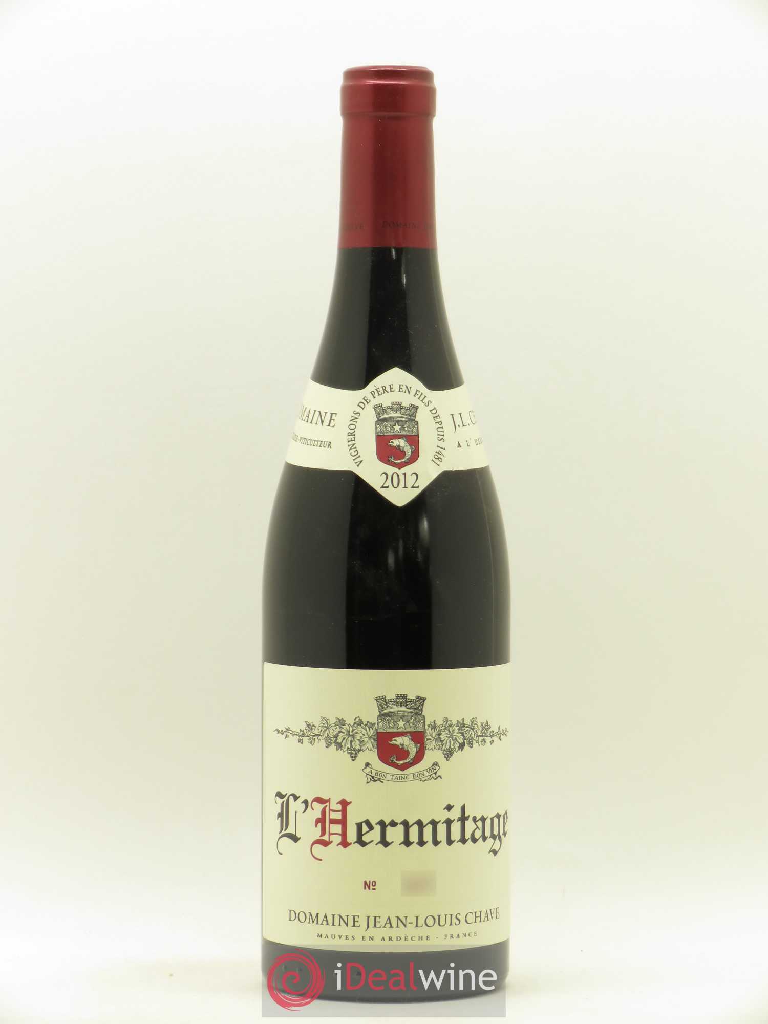 Hermitage Jean-Louis Chave 2012 - Lot de 1 bouteille - 0