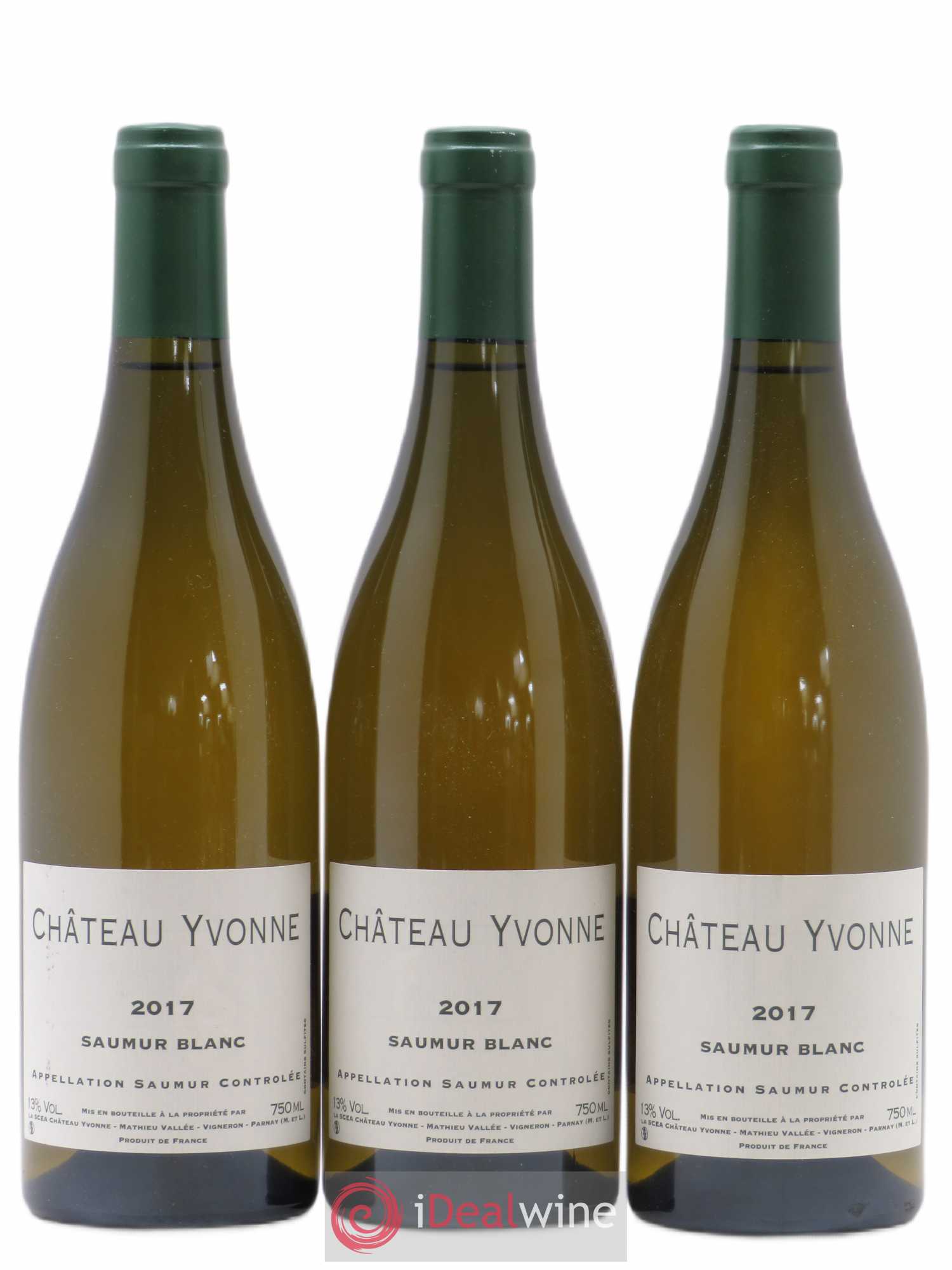 Saumur Château Yvonne 2017 - Lot de 3 bouteilles - 0