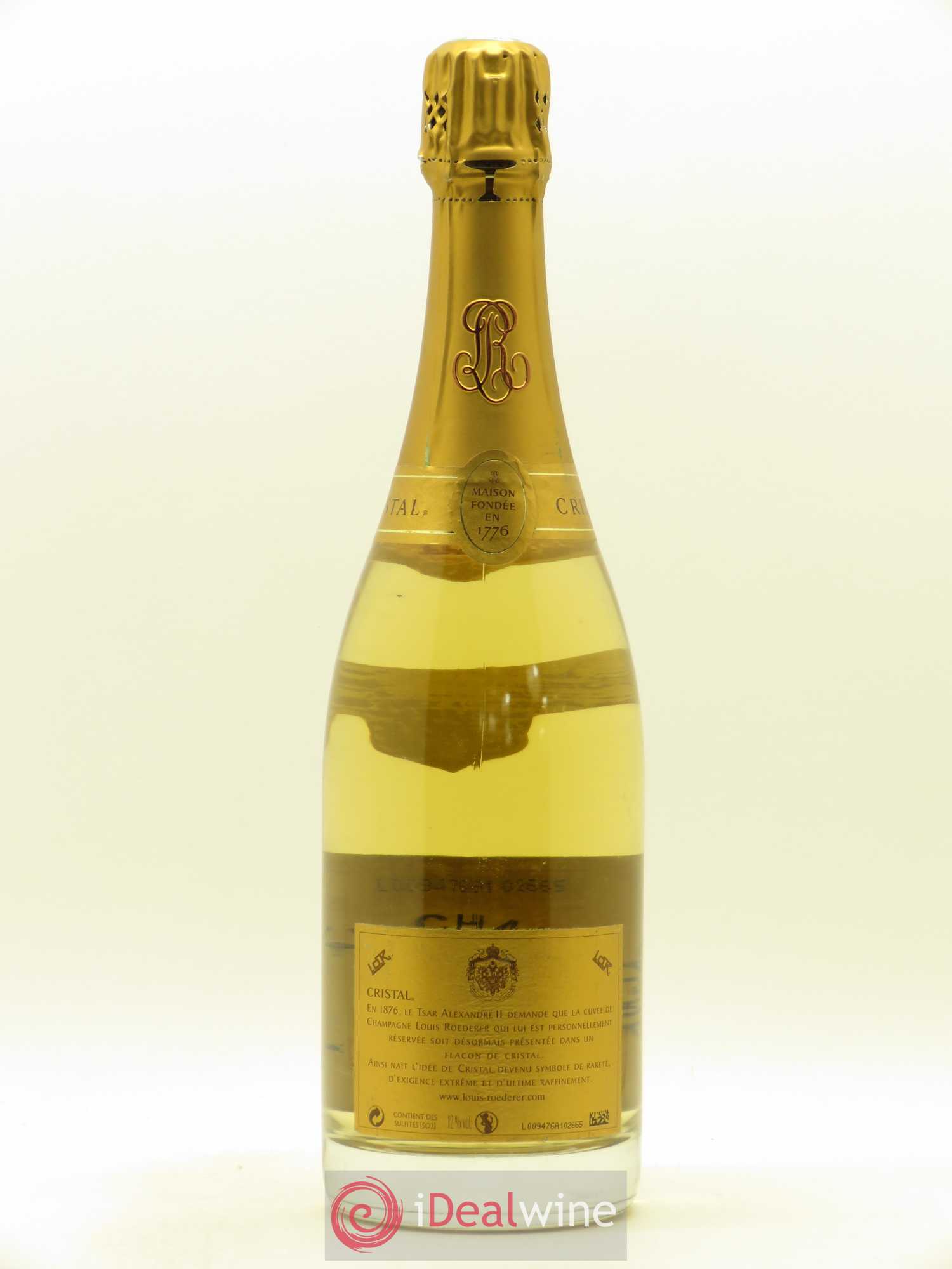 Cristal Louis Roederer 2005 - Lot de 1 bouteille - 1