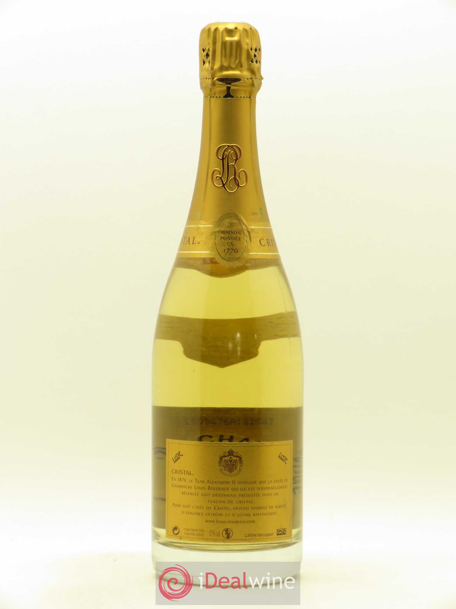 Cristal Louis Roederer 2005 - Lot de 1 bouteille - 1