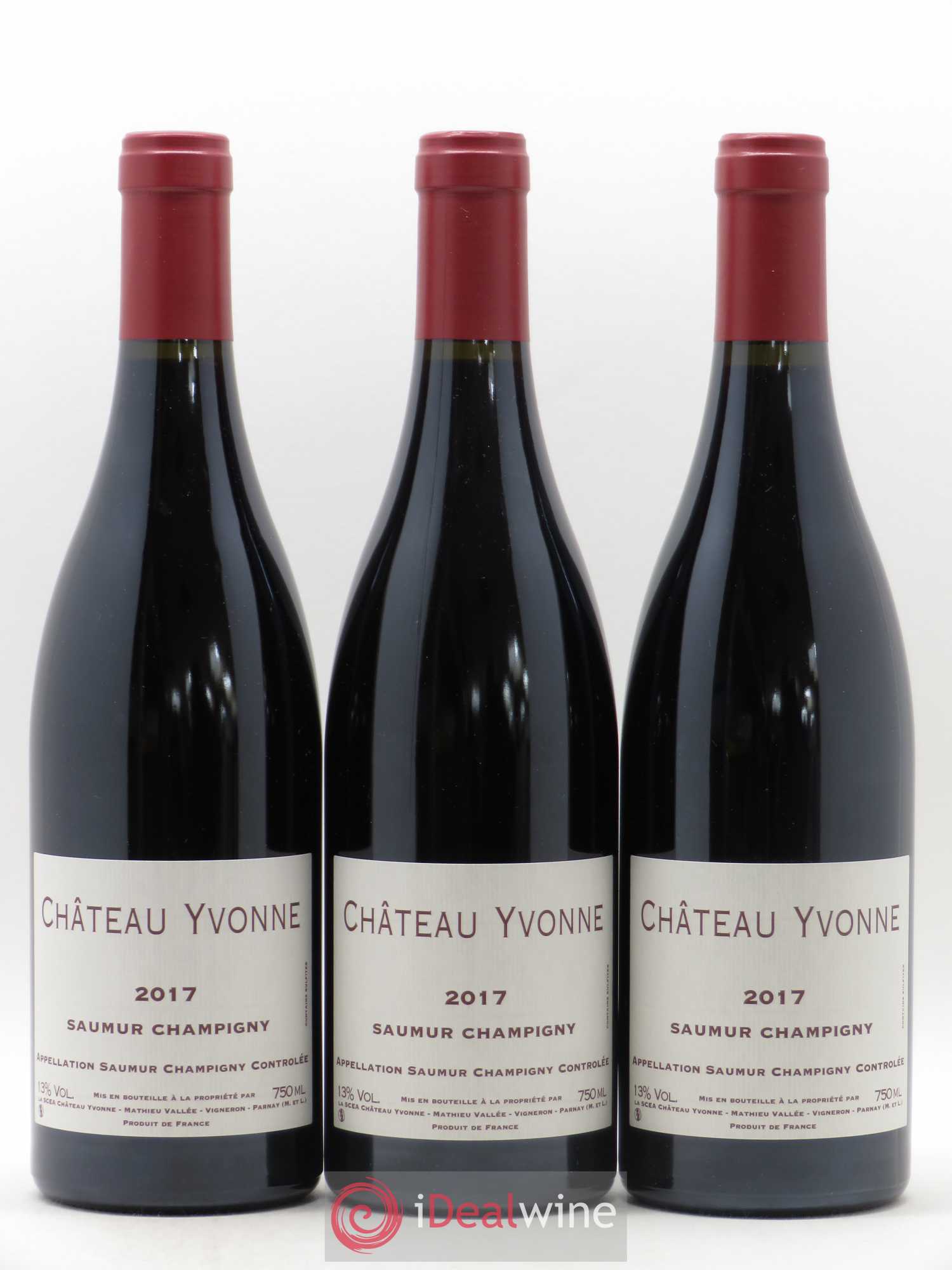 Saumur-Champigny Château Yvonne 2017 - Lot de 3 bouteilles - 0