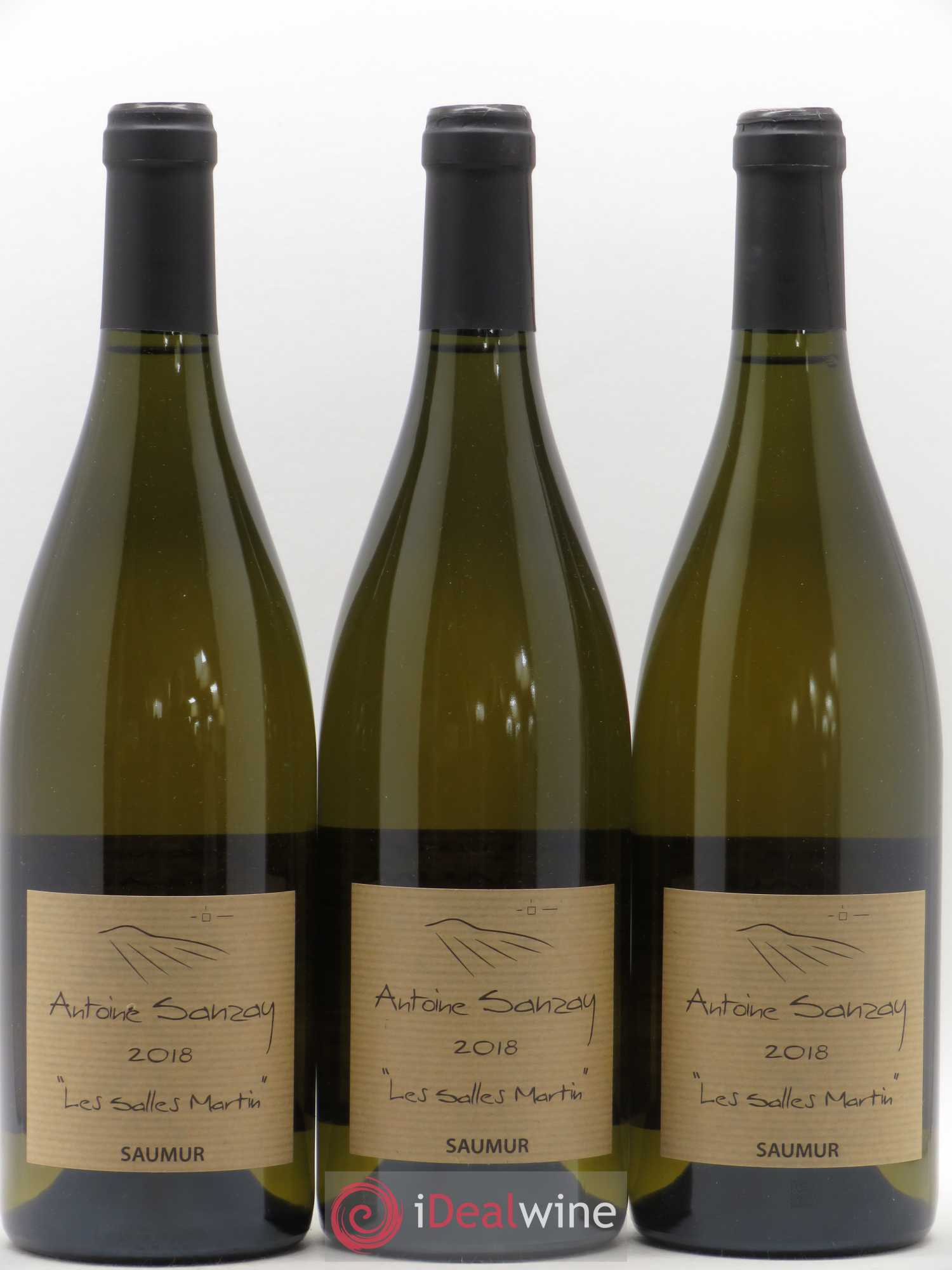 Saumur Les Salles Martin Antoine Sanzay 2018 - Lot de 3 bouteilles - 0