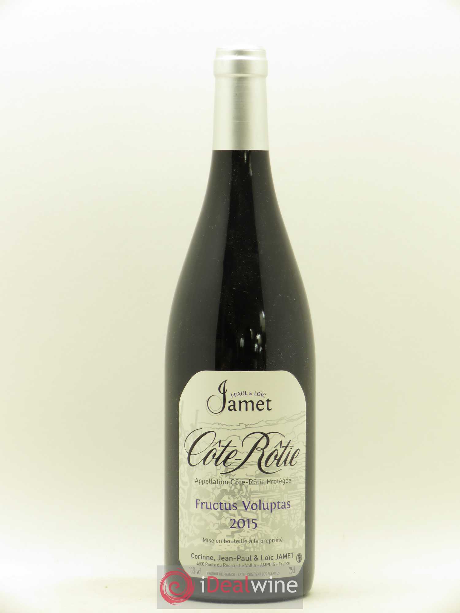 Côte-Rôtie Fructus Voluptas Jamet (Domaine) 2015 - Lot de 1 bouteille - 0
