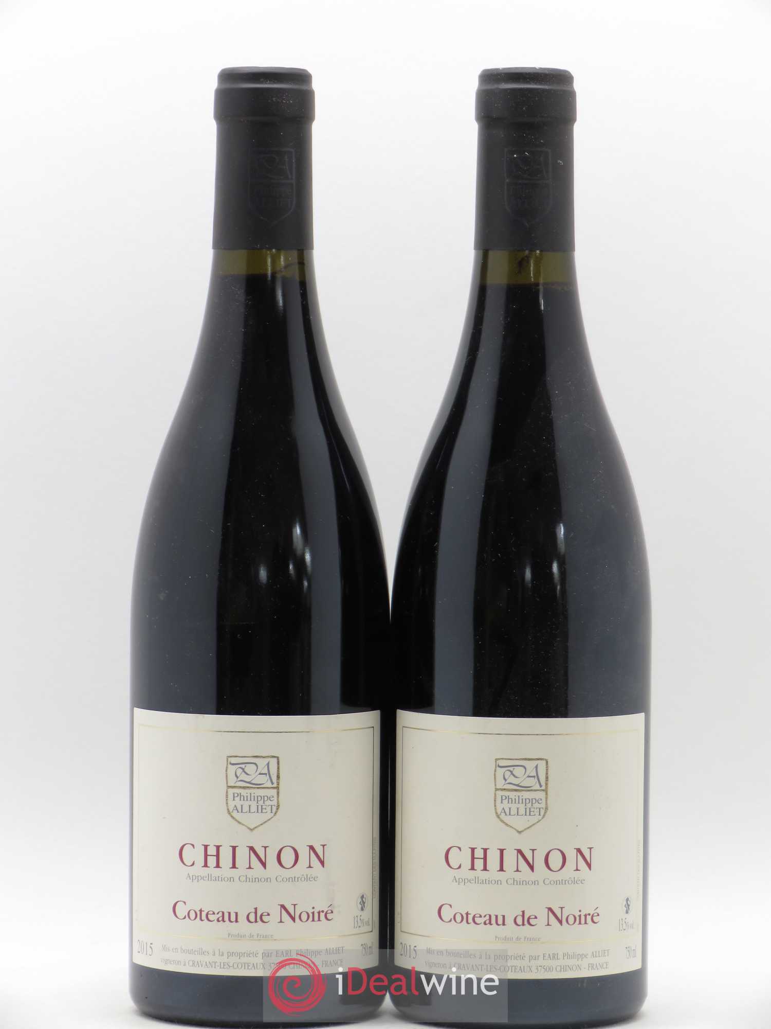 Chinon Coteau de Noiré Philippe Alliet 2015 - Lot de 2 bouteilles - 0