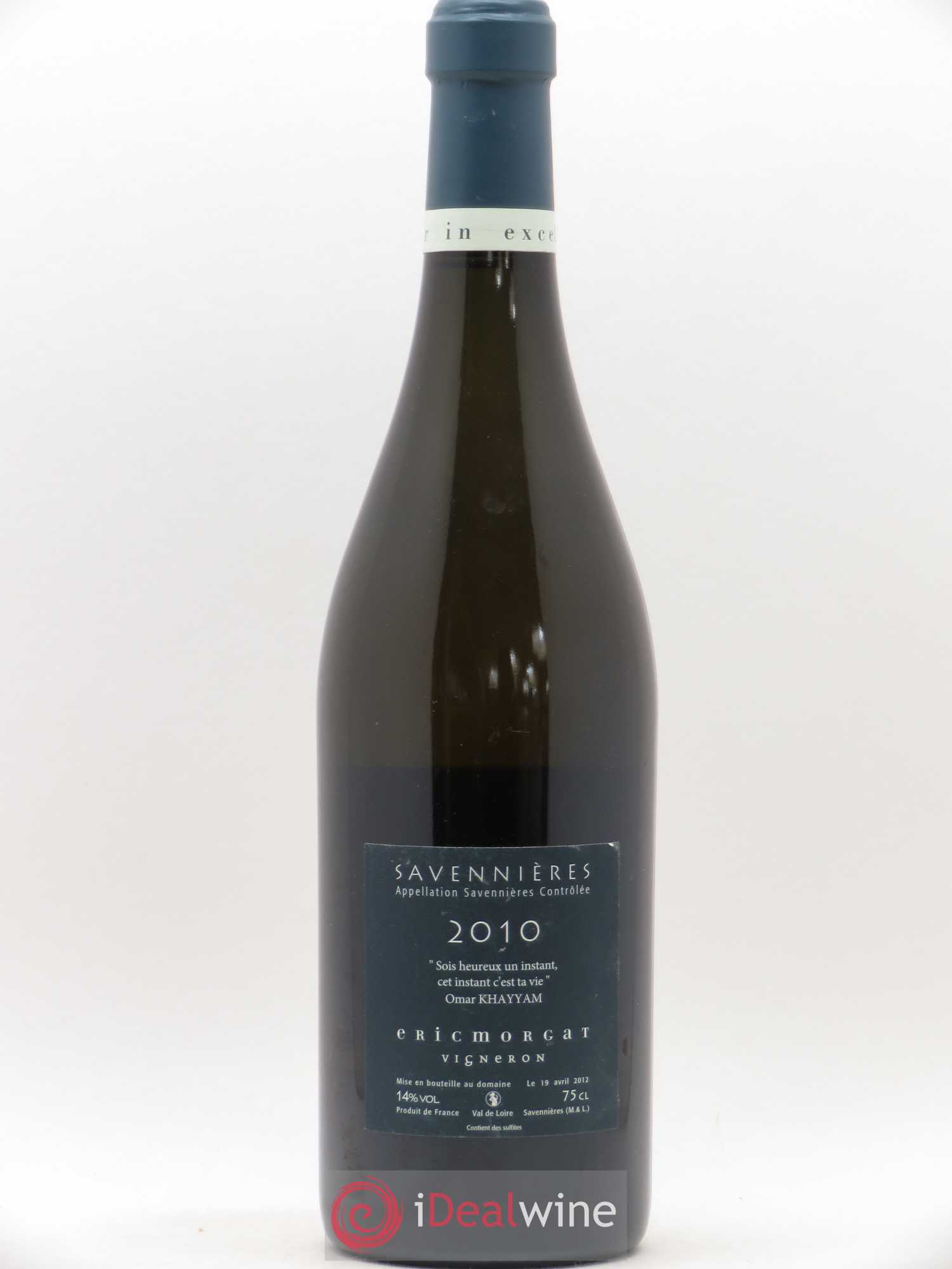 Savennières L'Enclos Eric Morgat 2010 - Lot de 1 bouteille - 1