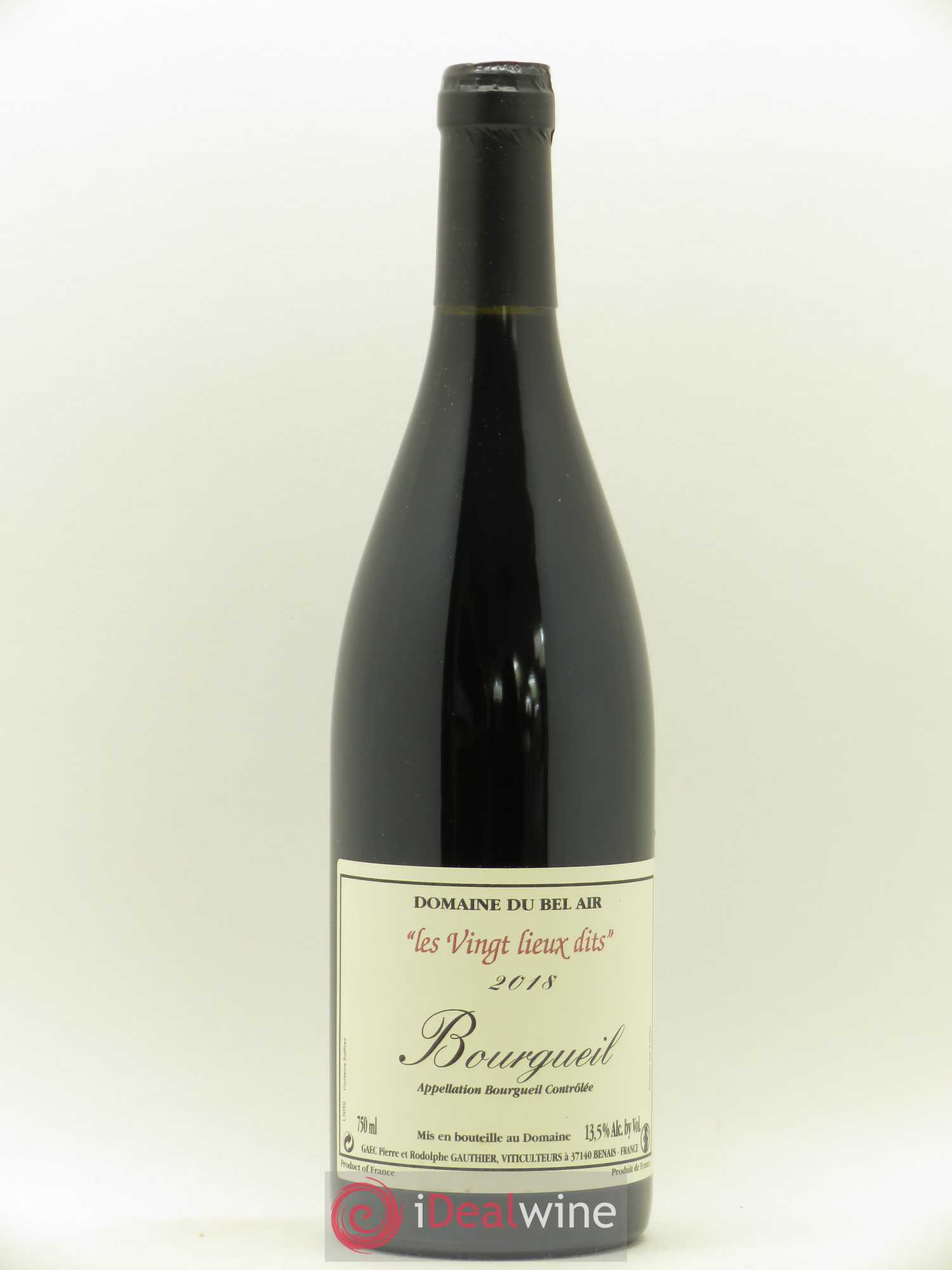 Bourgueil Vingt Lieux Dits Domaine du Bel Air (sans prix de réserve) 2018 - Lot de 1 bouteille - 0