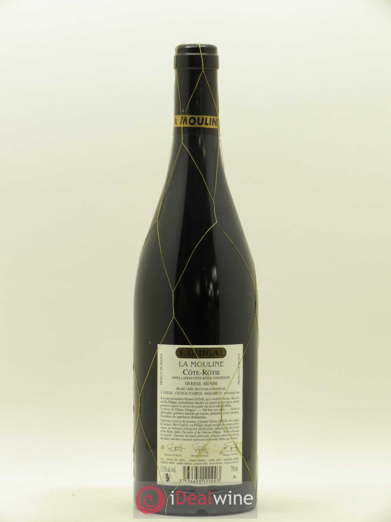 Côte-Rôtie La Mouline Guigal 2010 - Lot de 1 bouteille - 1