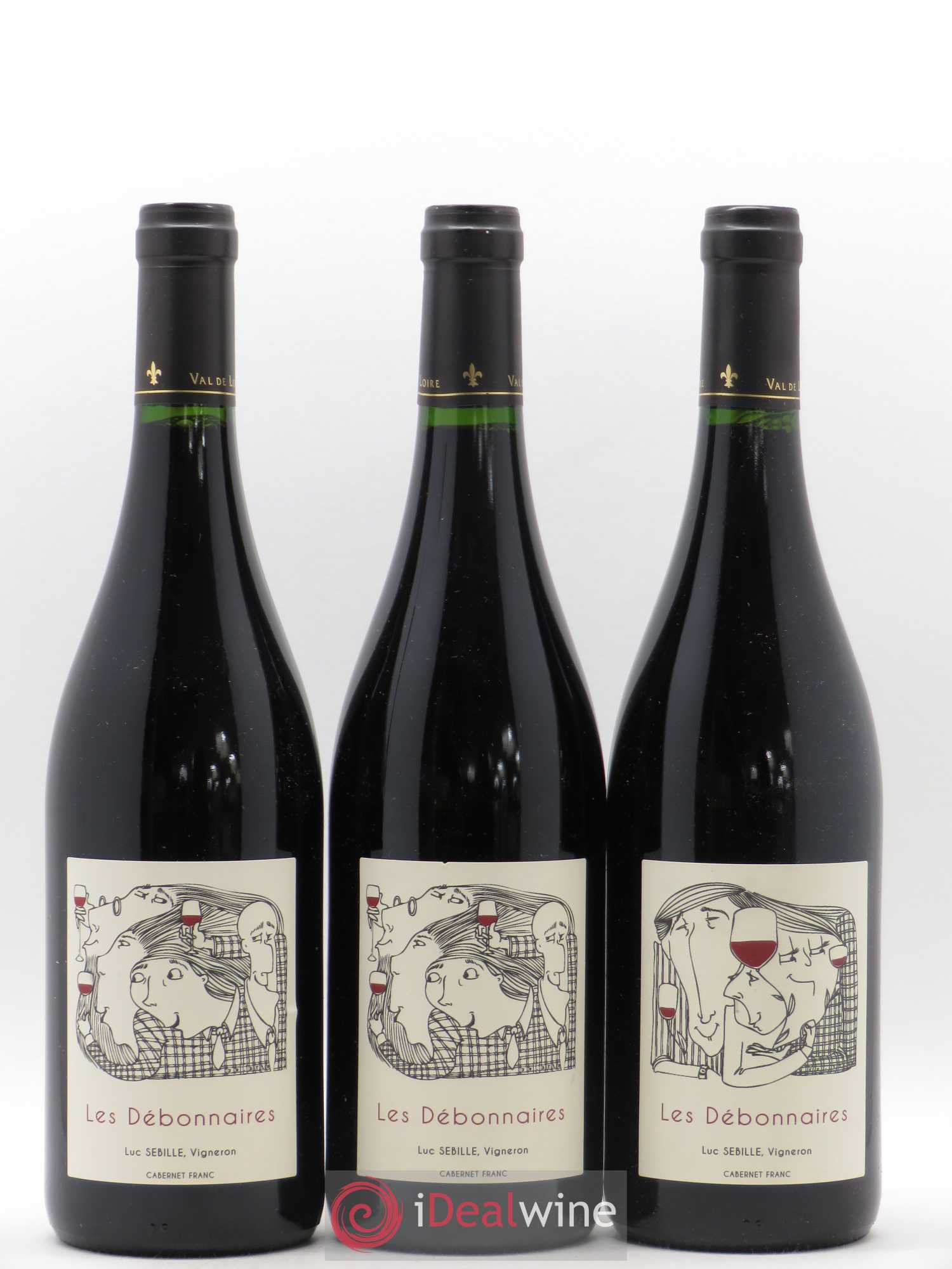 Vin de France Les Débonnaires Luc Sébille (sans prix de réserve) 2017 - Posten von 3 Flaschen - 0