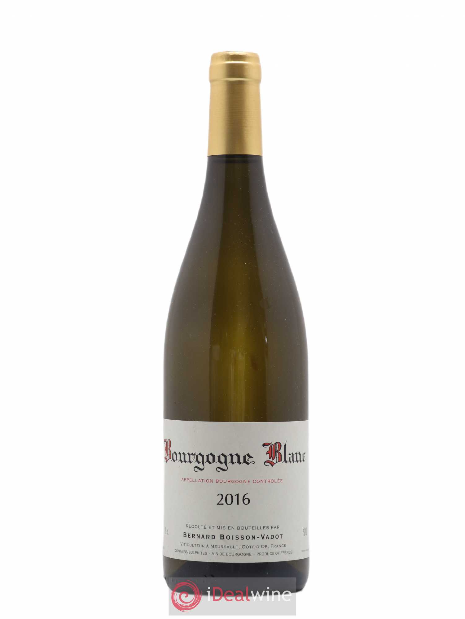 Bourgogne Boisson-Vadot (Domaine) 2016 - Lot de 1 bouteille - 0