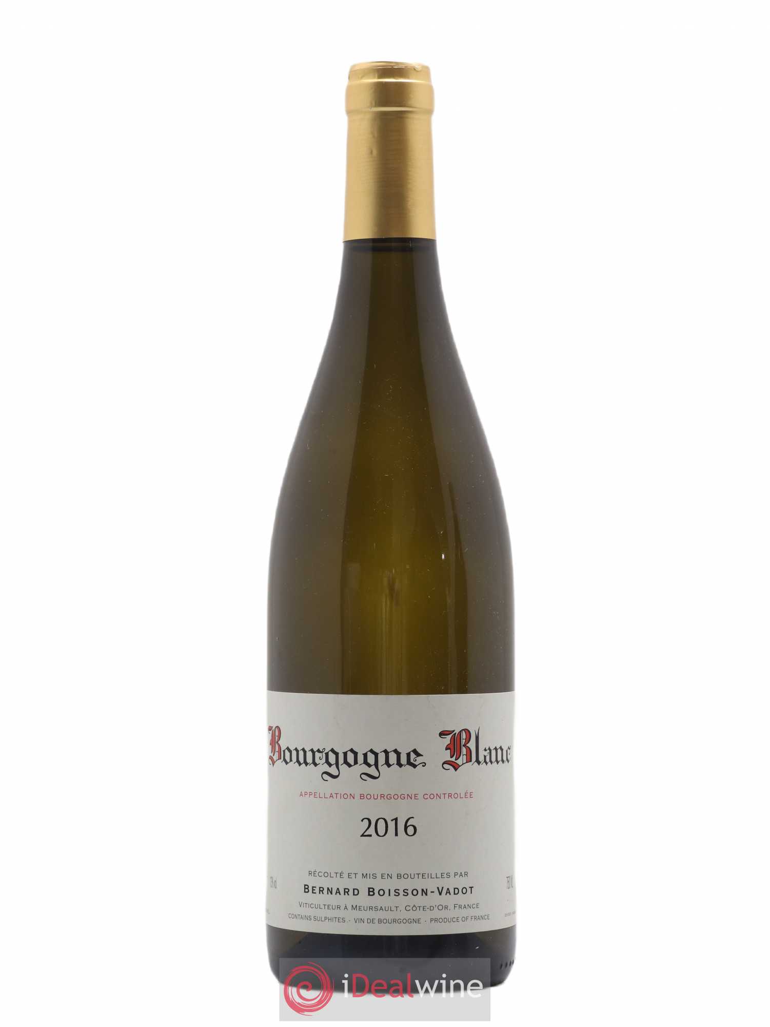 Bourgogne Boisson-Vadot (Domaine) 2016 - Lot de 1 bouteille - 0
