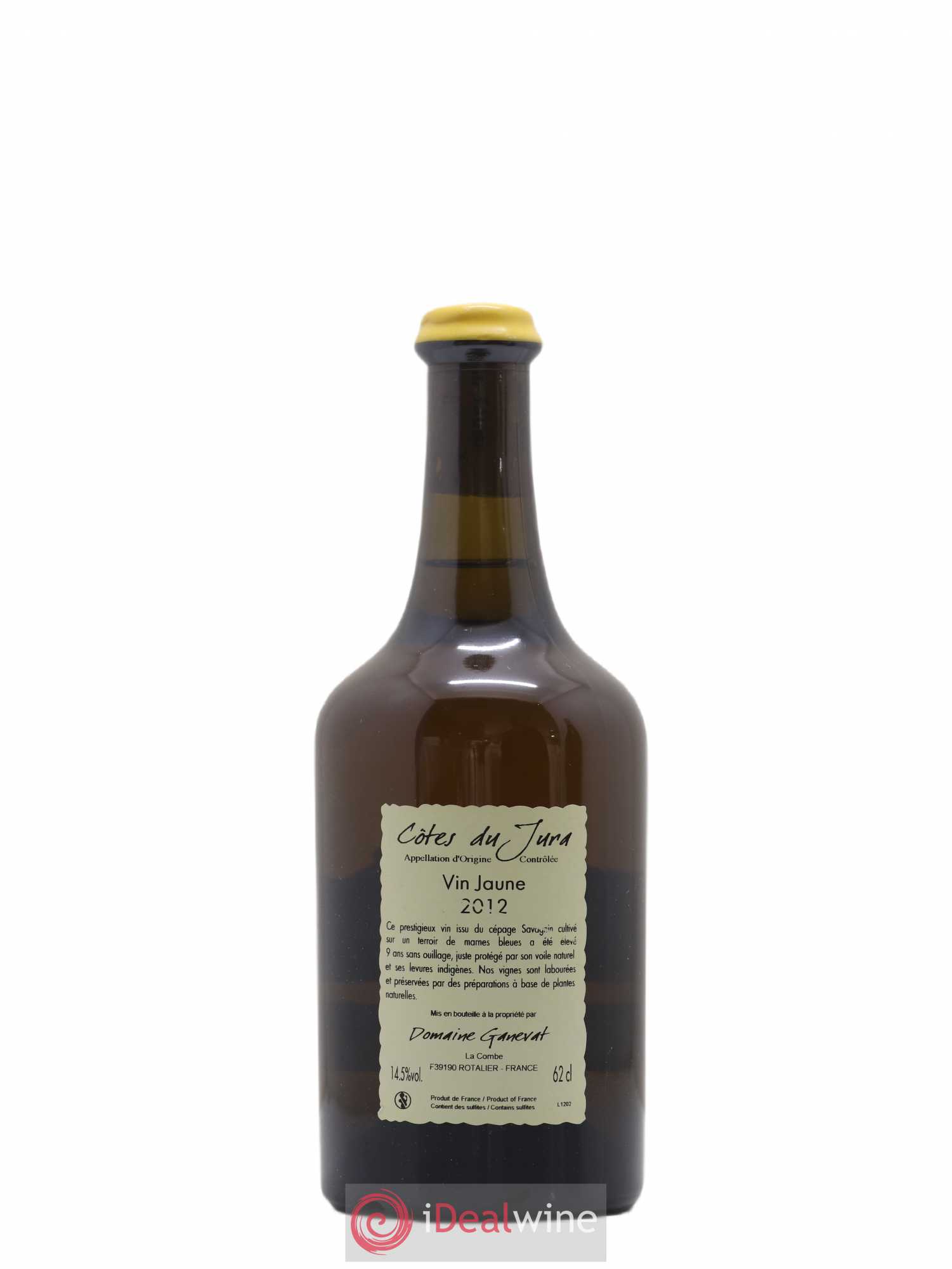 Côtes du Jura Vin Jaune Jean-François Ganevat (Domaine) 2012 - Lot de 1 bouteille - 1