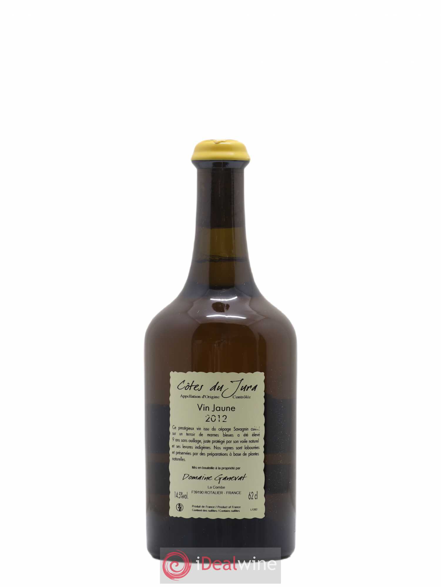 Côtes du Jura Vin Jaune Jean-François Ganevat (Domaine) 2012 - Lot de 1 bouteille - 1