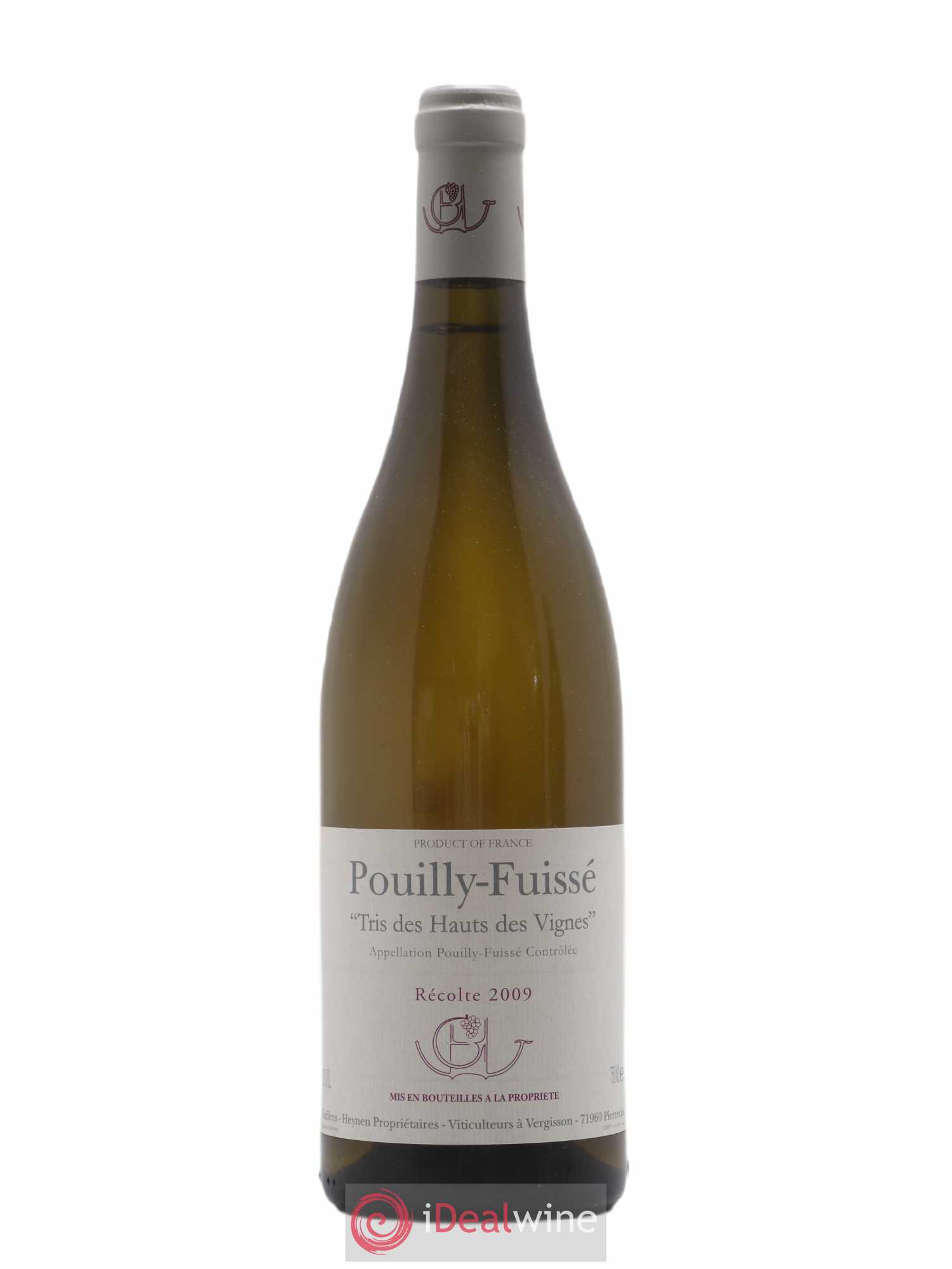 Pouilly-Fuissé Tris des Hauts des Vignes Guffens-Heynen 2009 - Lot de 1 bouteille - 0