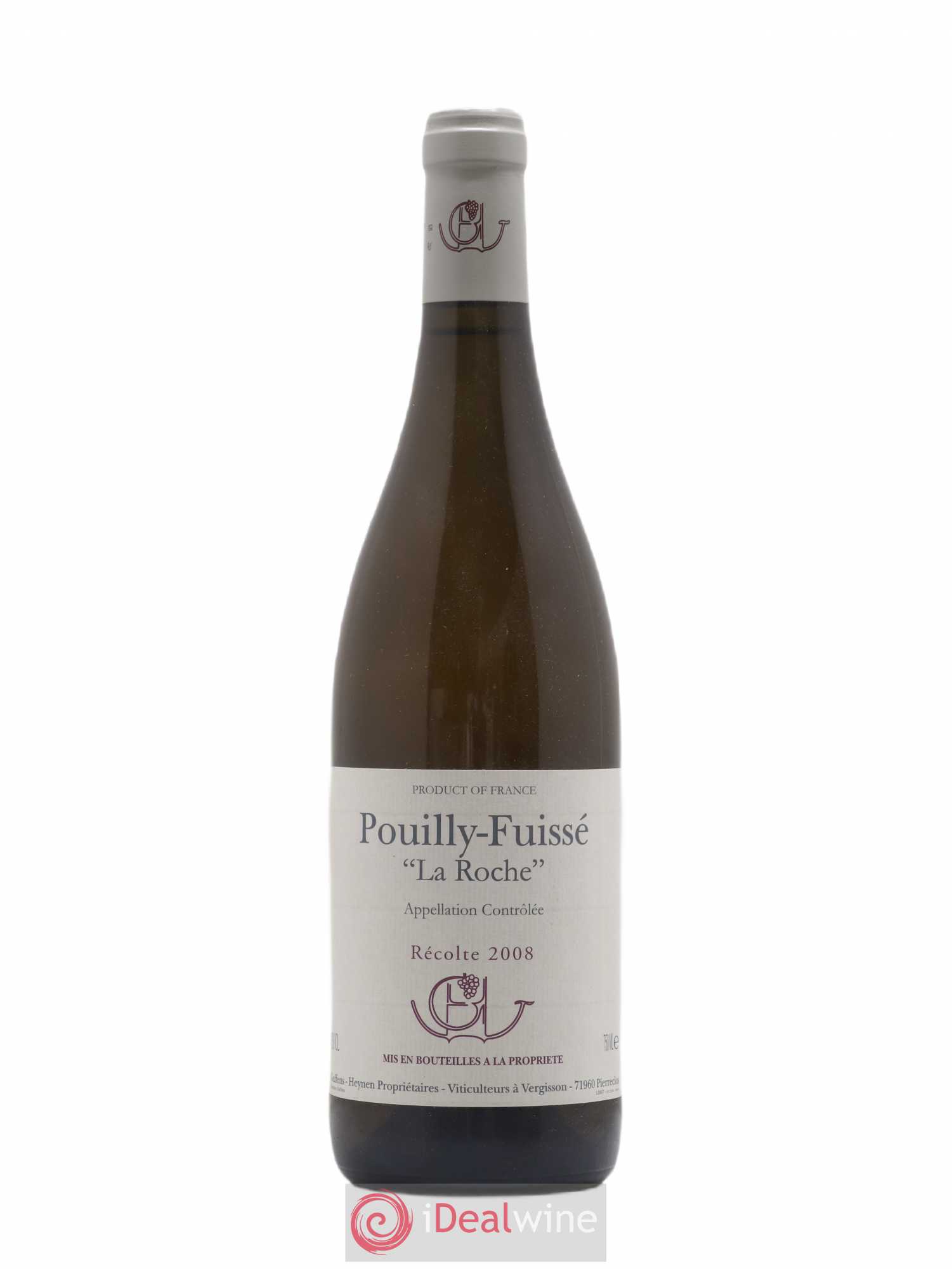 Pouilly-Fuissé La Roche Guffens-Heynen 2008 - Posten von 1 Flasche - 0