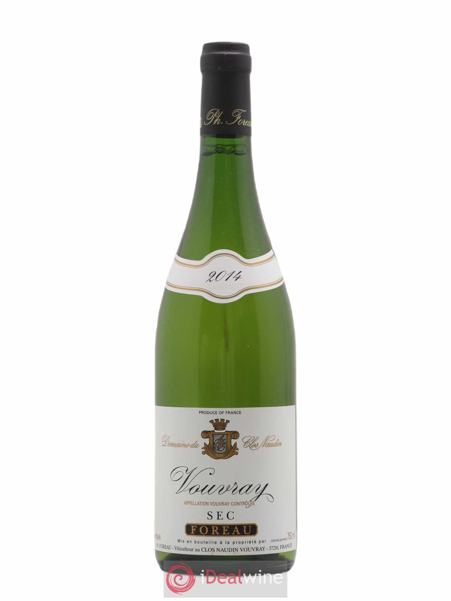 Vouvray Sec Clos Naudin - Philippe Foreau 2014 - Lot de 1 bouteille - 0